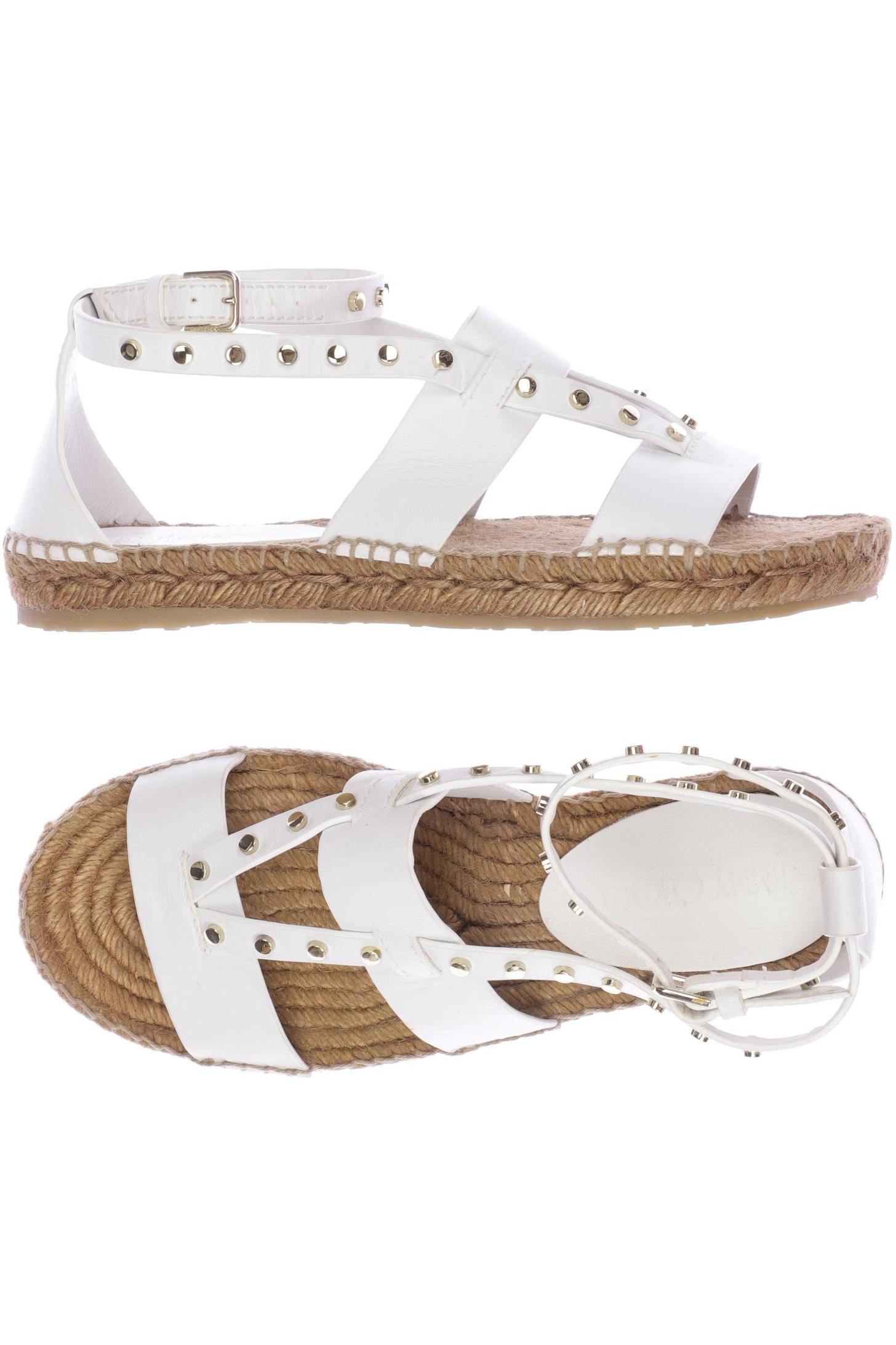 

Jimmy Choo Damen Sandale, weiß, Gr. 37.5