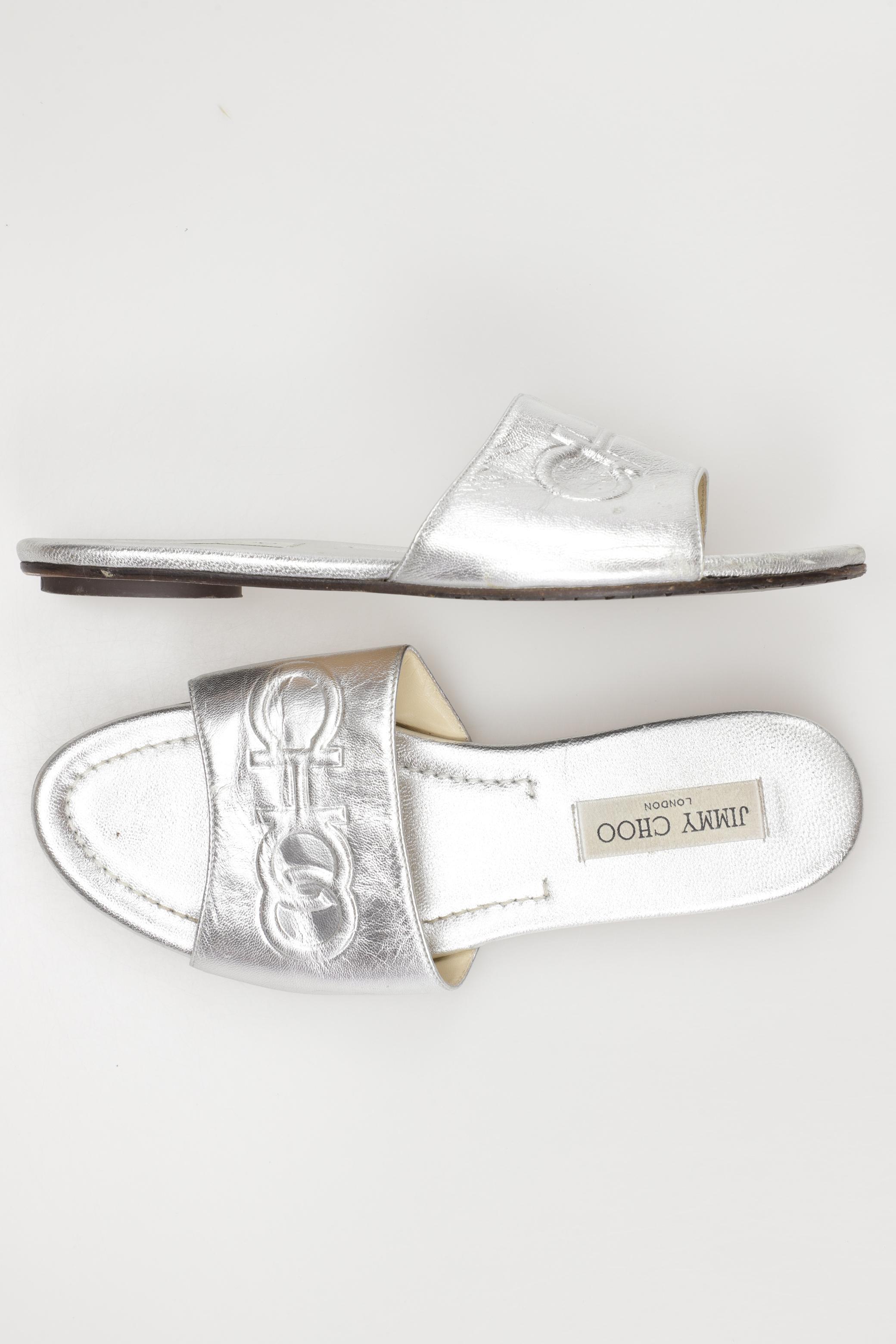 

Jimmy Choo Damen Sandale, silber, Gr. 39