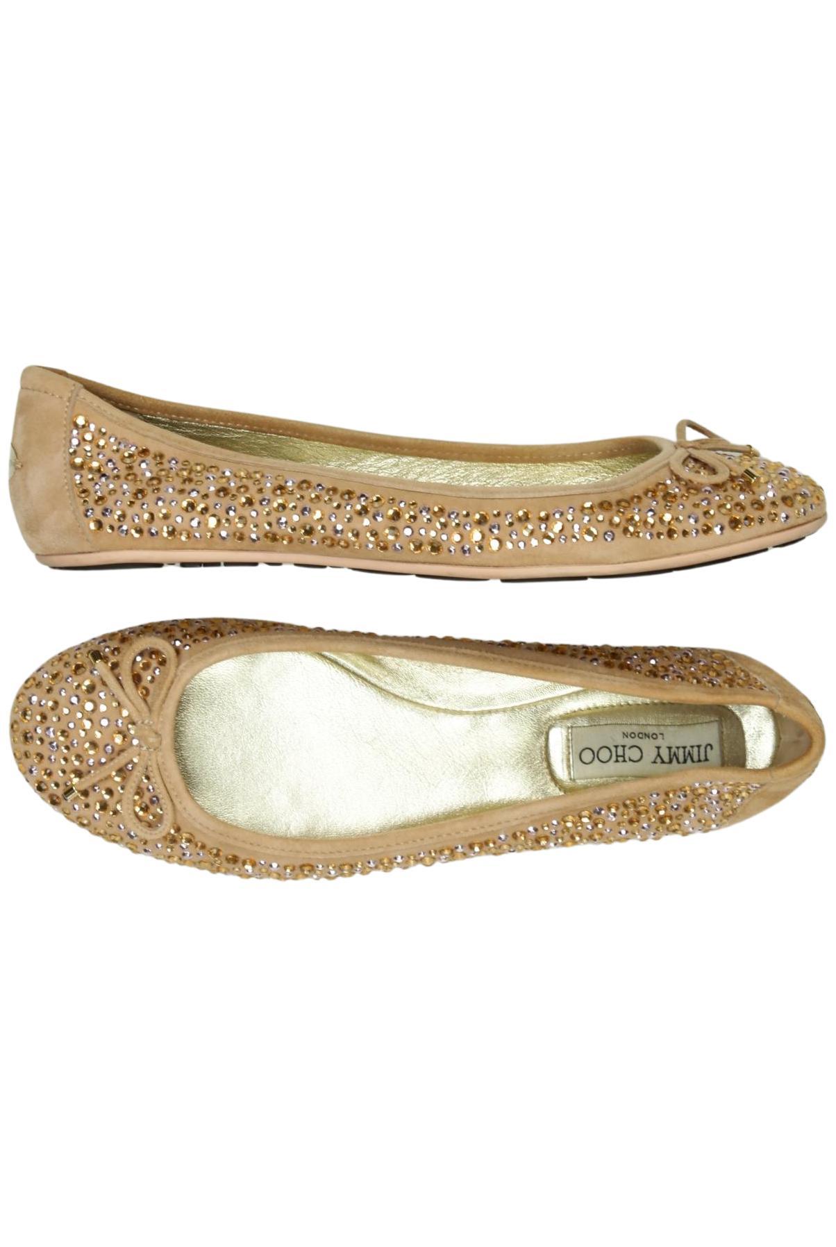 

Jimmy Choo Damen Ballerinas, beige, Gr. 39.5