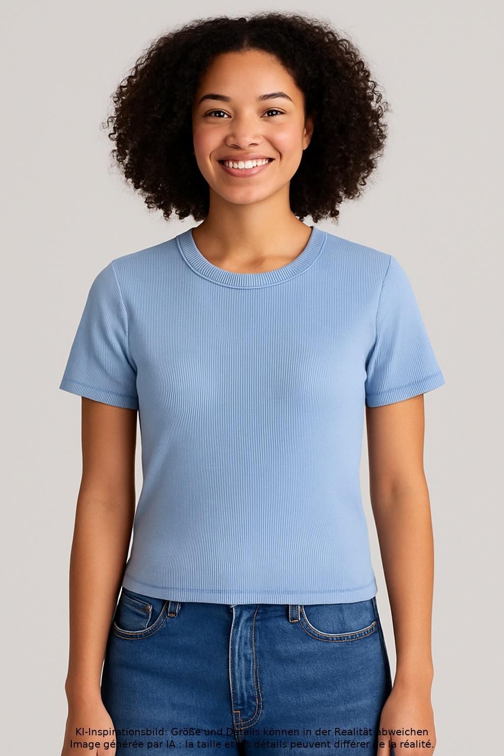 

Jjxx Damen T-Shirt, hellblau, Gr. 42