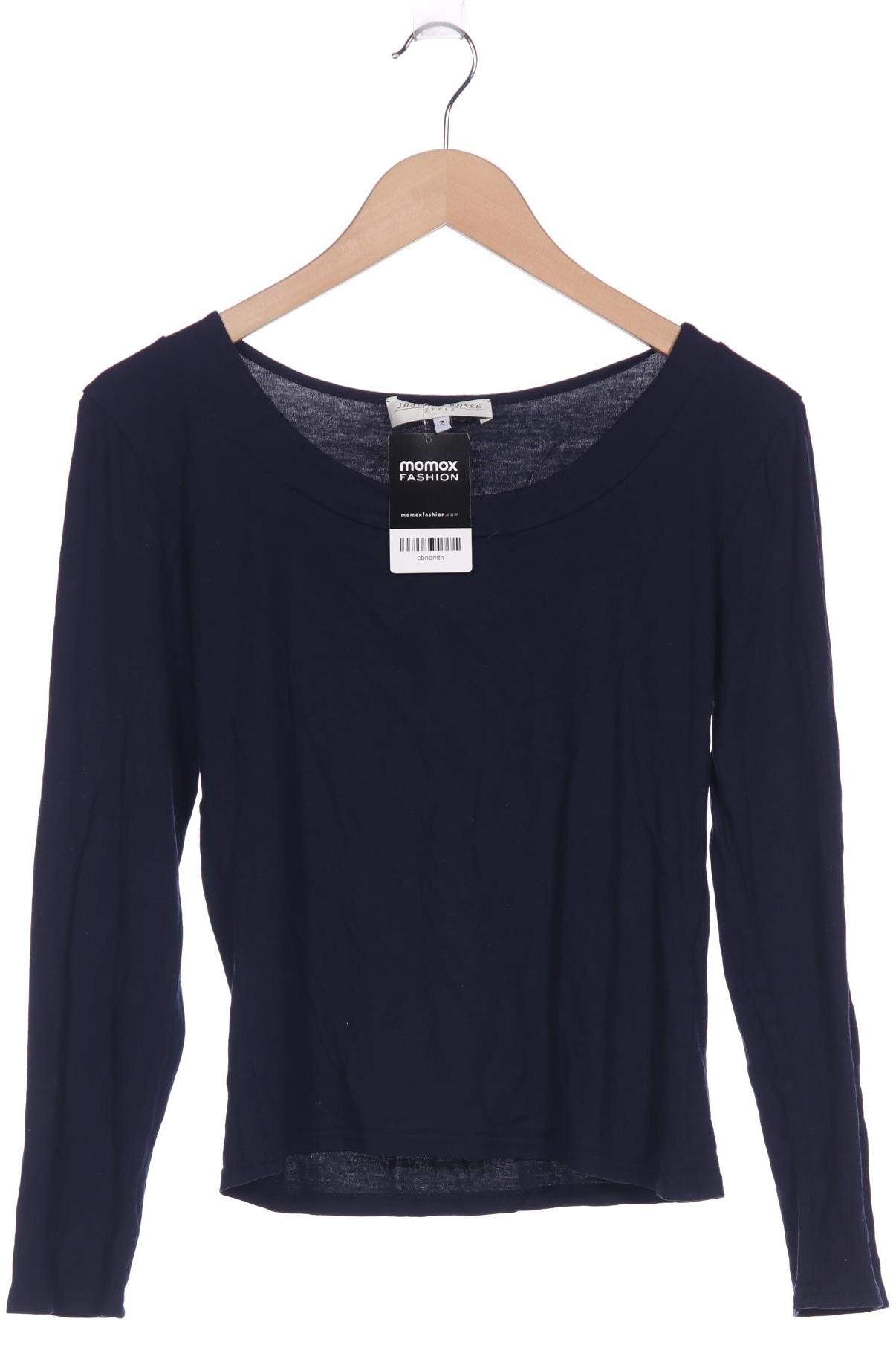 

Joachim Bosse Damen Langarmshirt, marineblau, Gr. 38