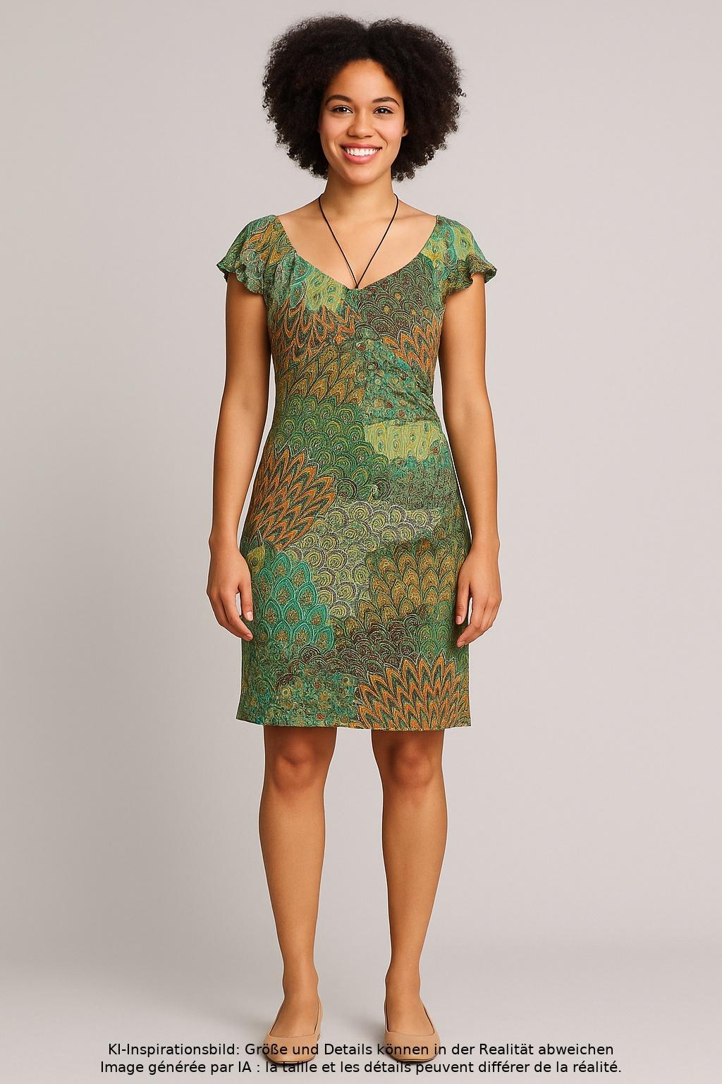 

Joachim Bosse Damen Kleid, mehrfarbig, Gr. 38