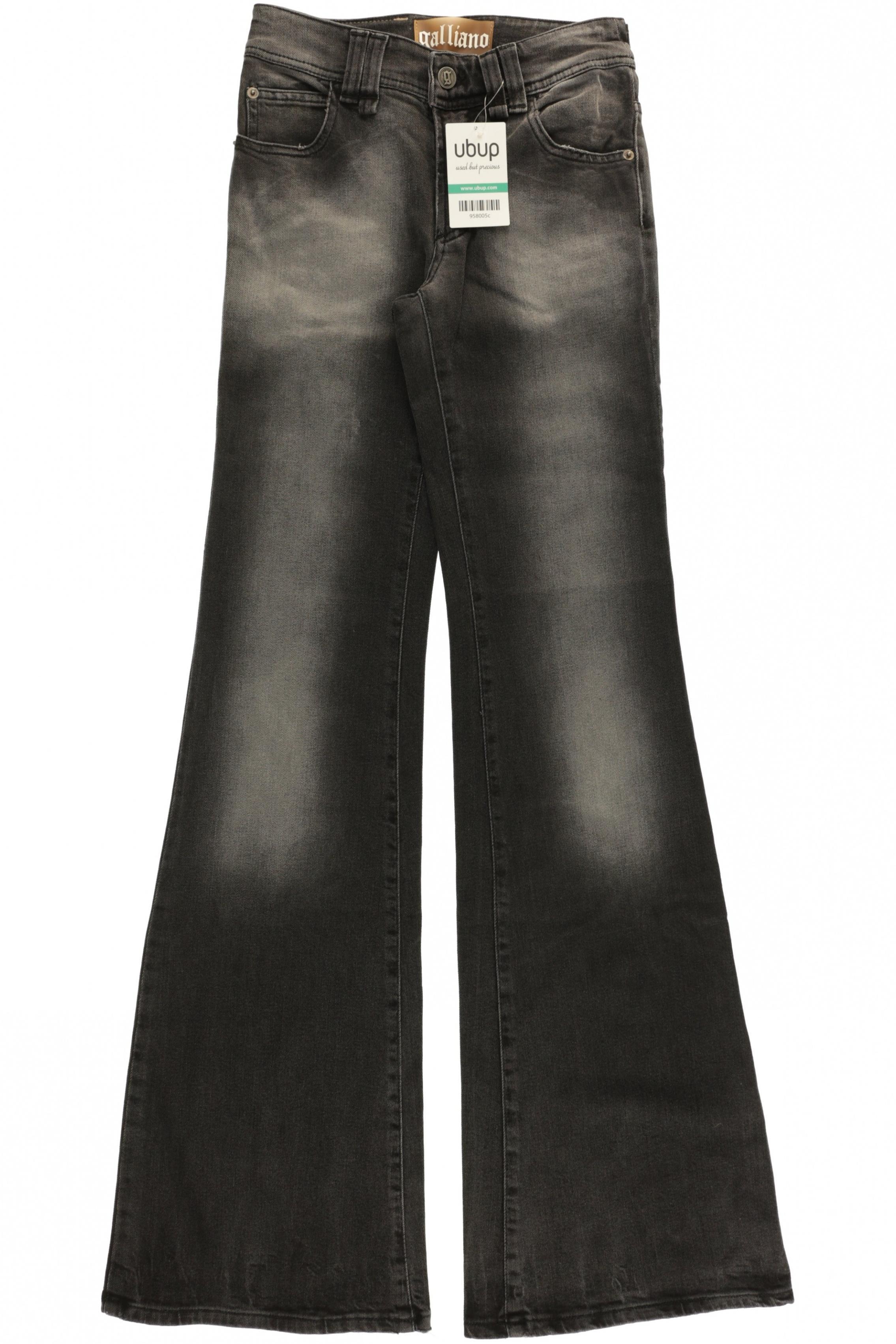 

John Galliano Damen Jeans, grau, Gr. 24