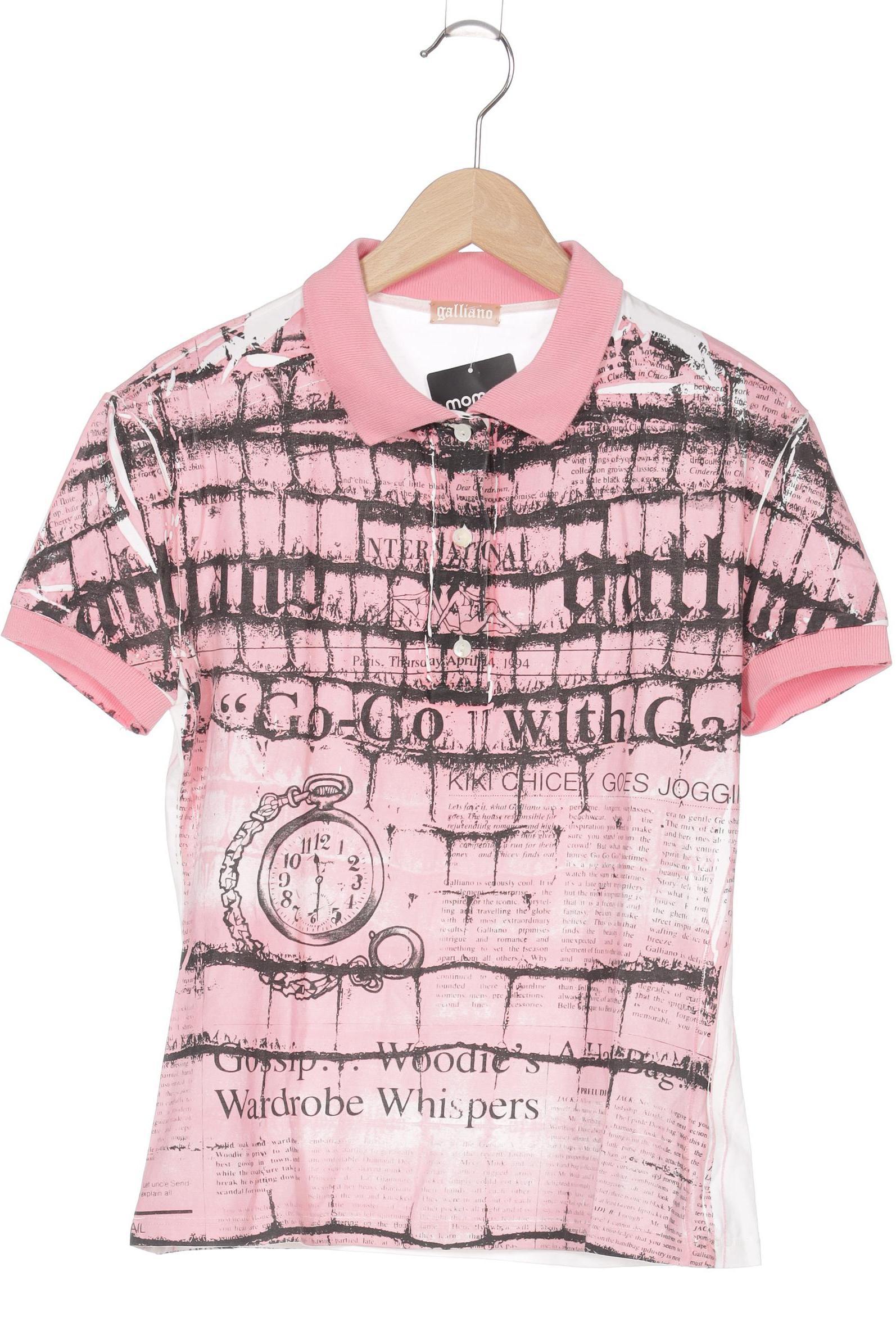 

John Galliano Damen Poloshirt, pink, Gr.