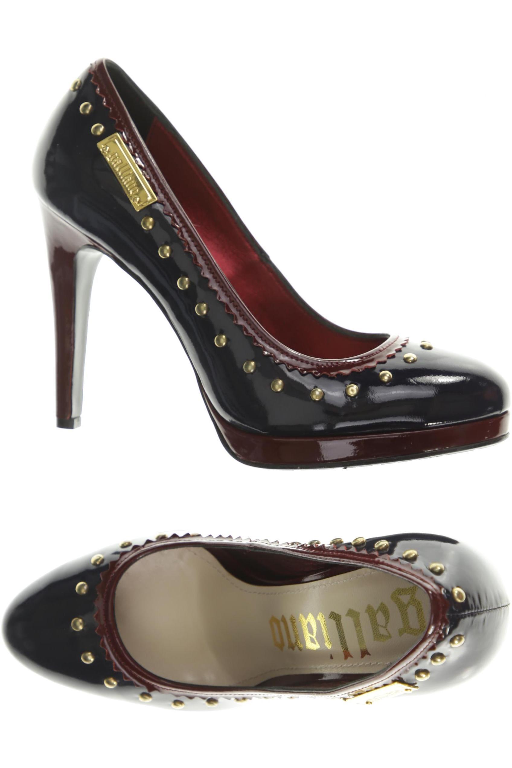 

John Galliano Damen Pumps, blau, Gr. 38