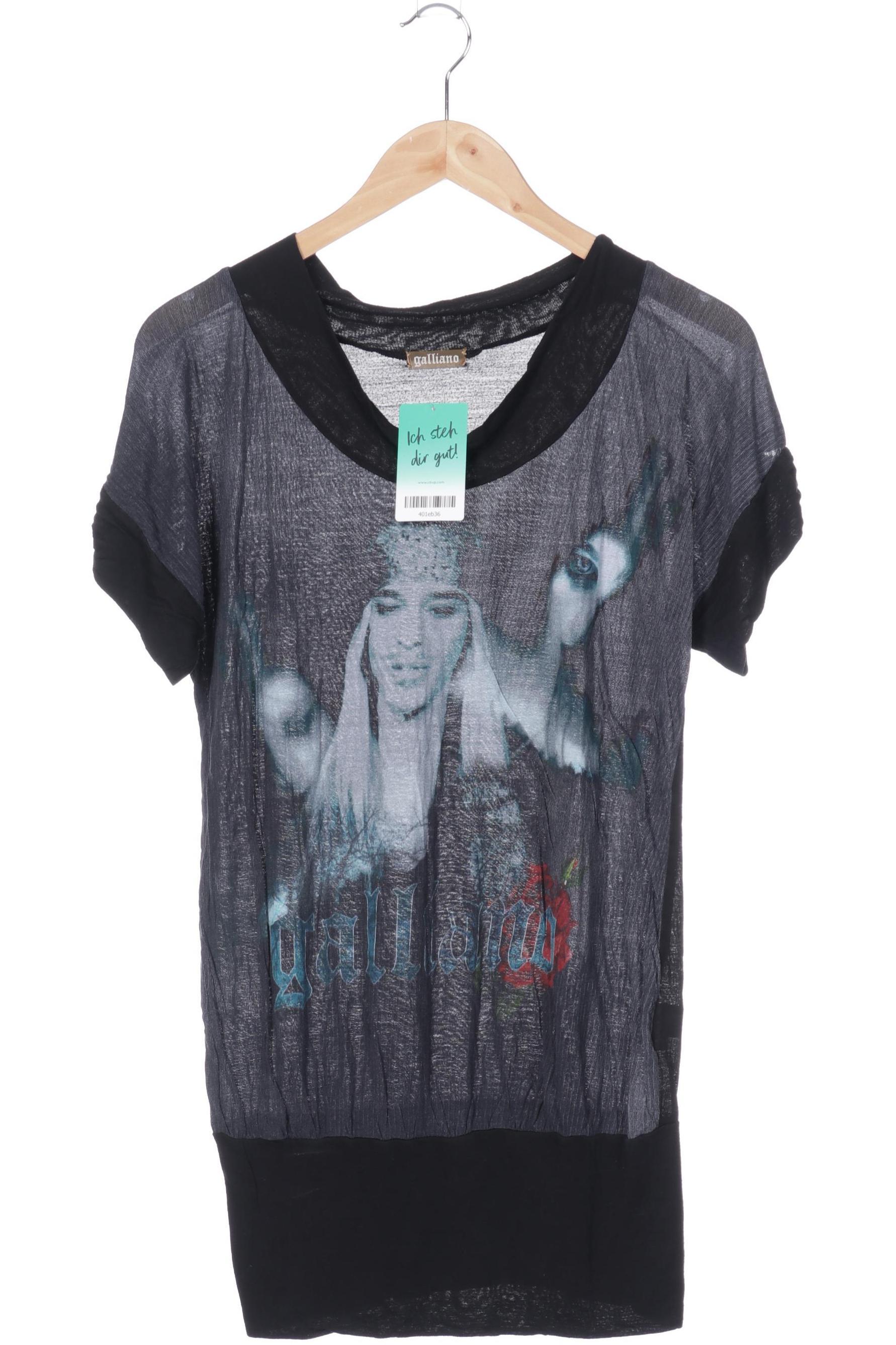 

John Galliano Damen T-Shirt, grau, Gr.