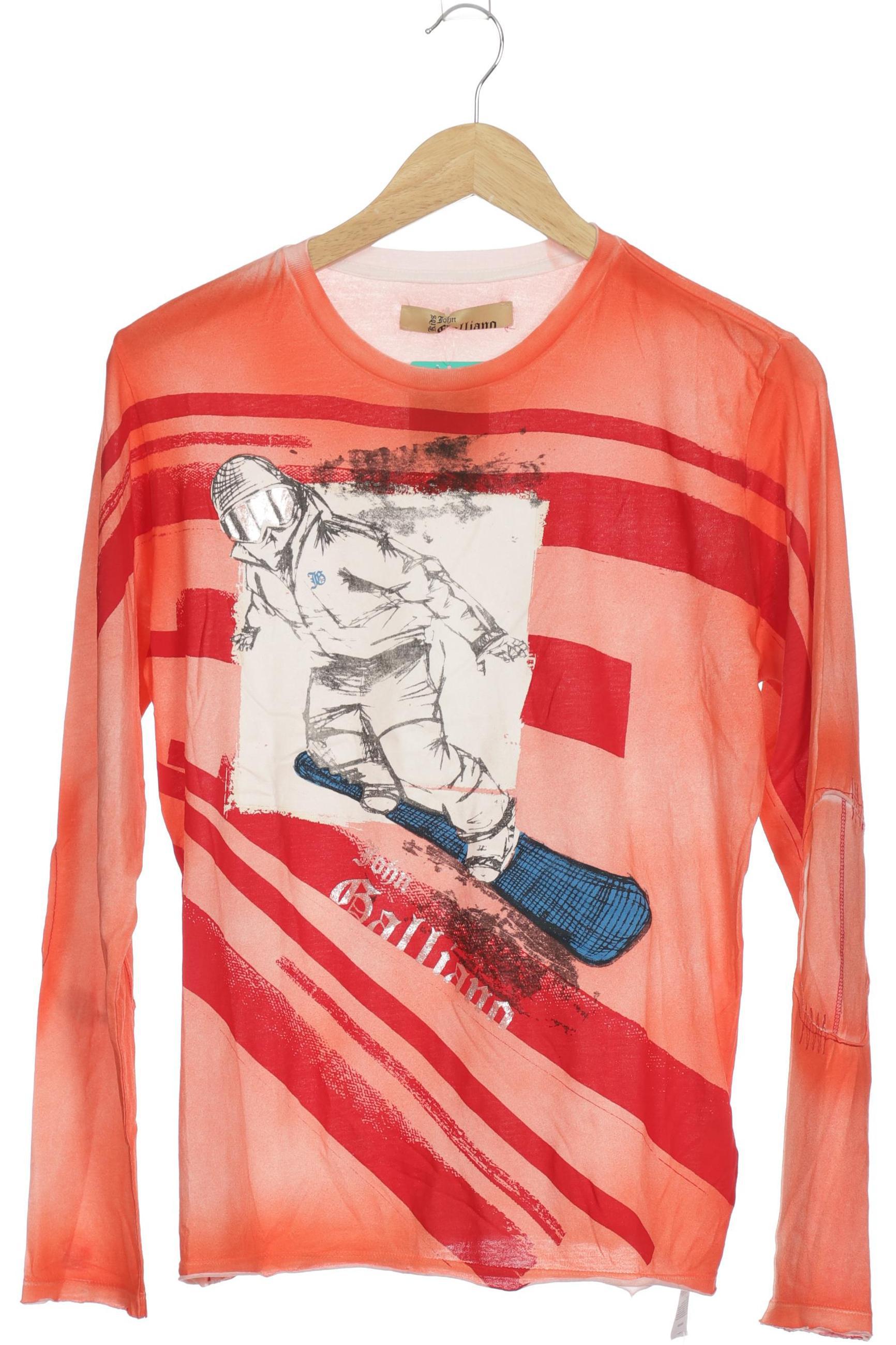 

John Galliano Mädchen Langarmshirt, orange, Gr. 164