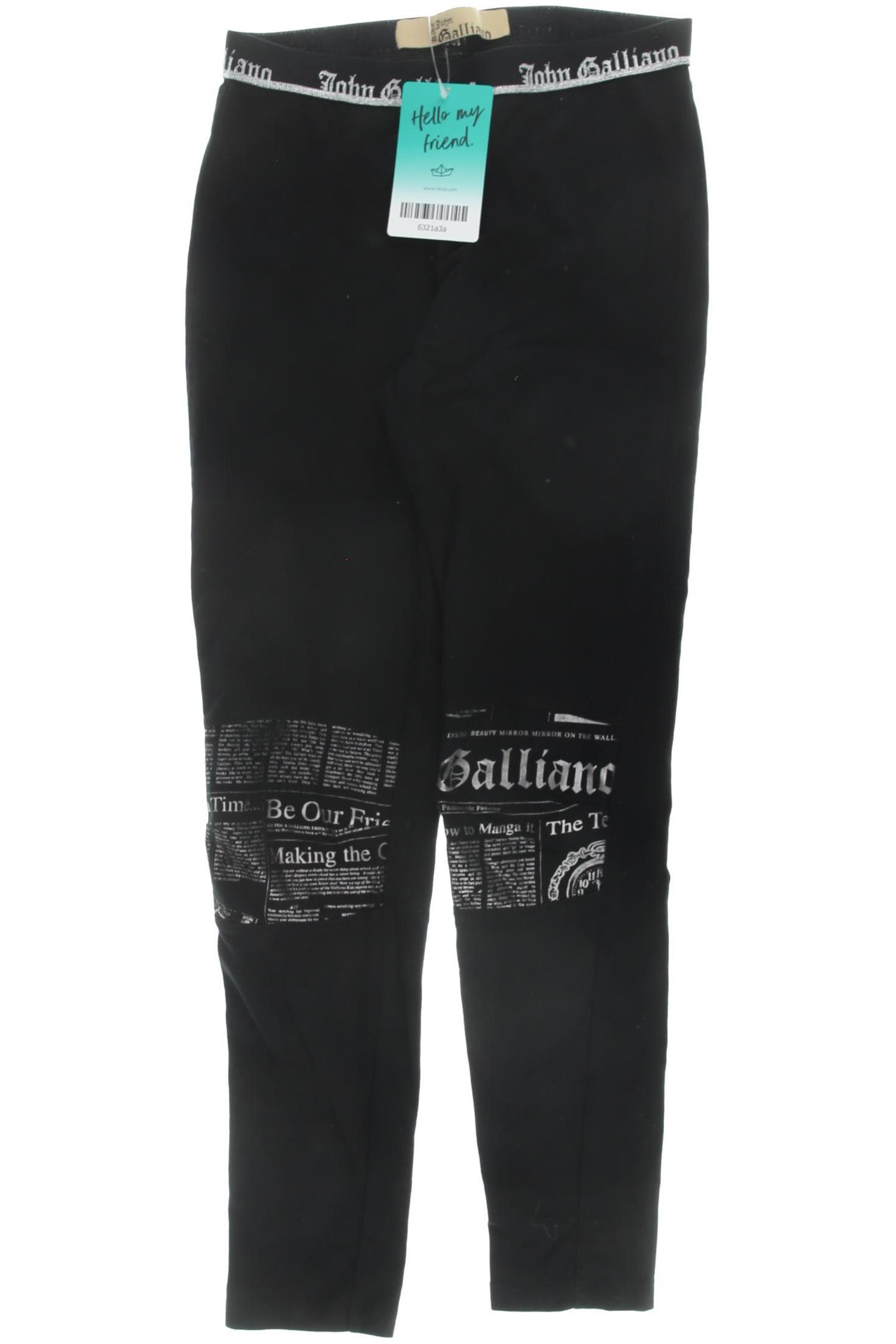 

John Galliano Mädchen Stoffhose, schwarz, Gr. 128