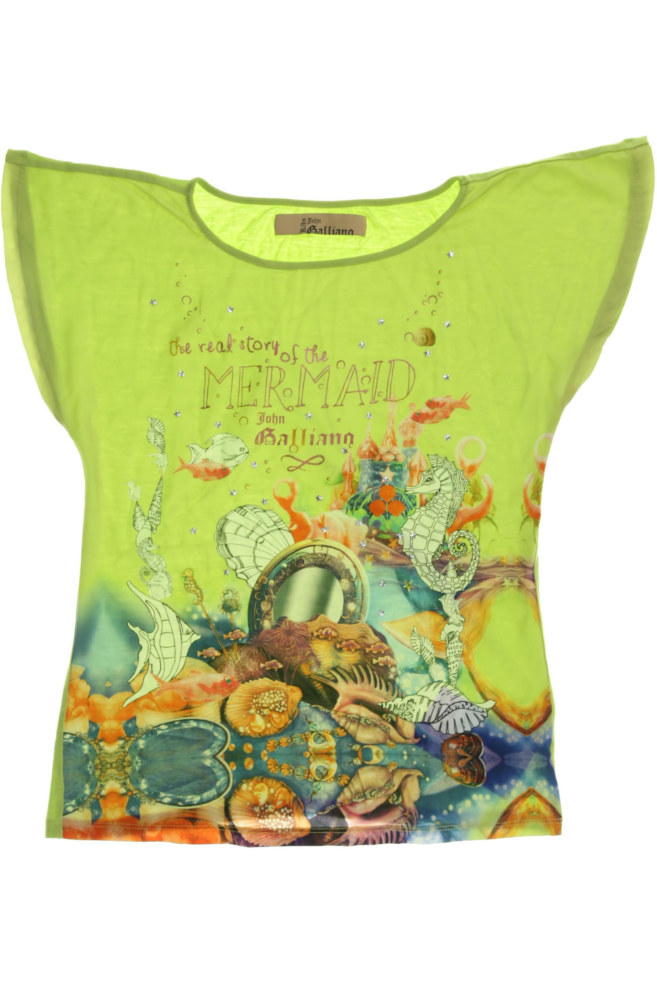 

John Galliano Mädchen T-Shirt, grün, Gr. 140