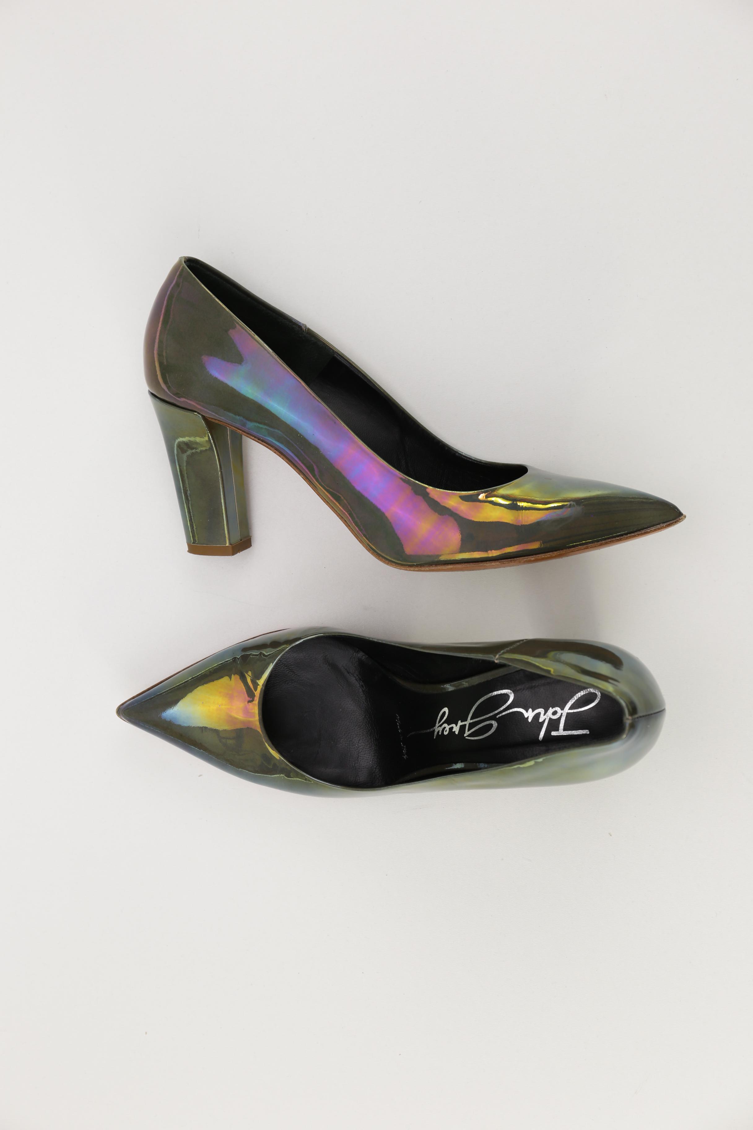 

John Grey Damen Pumps, grün, Gr. 38