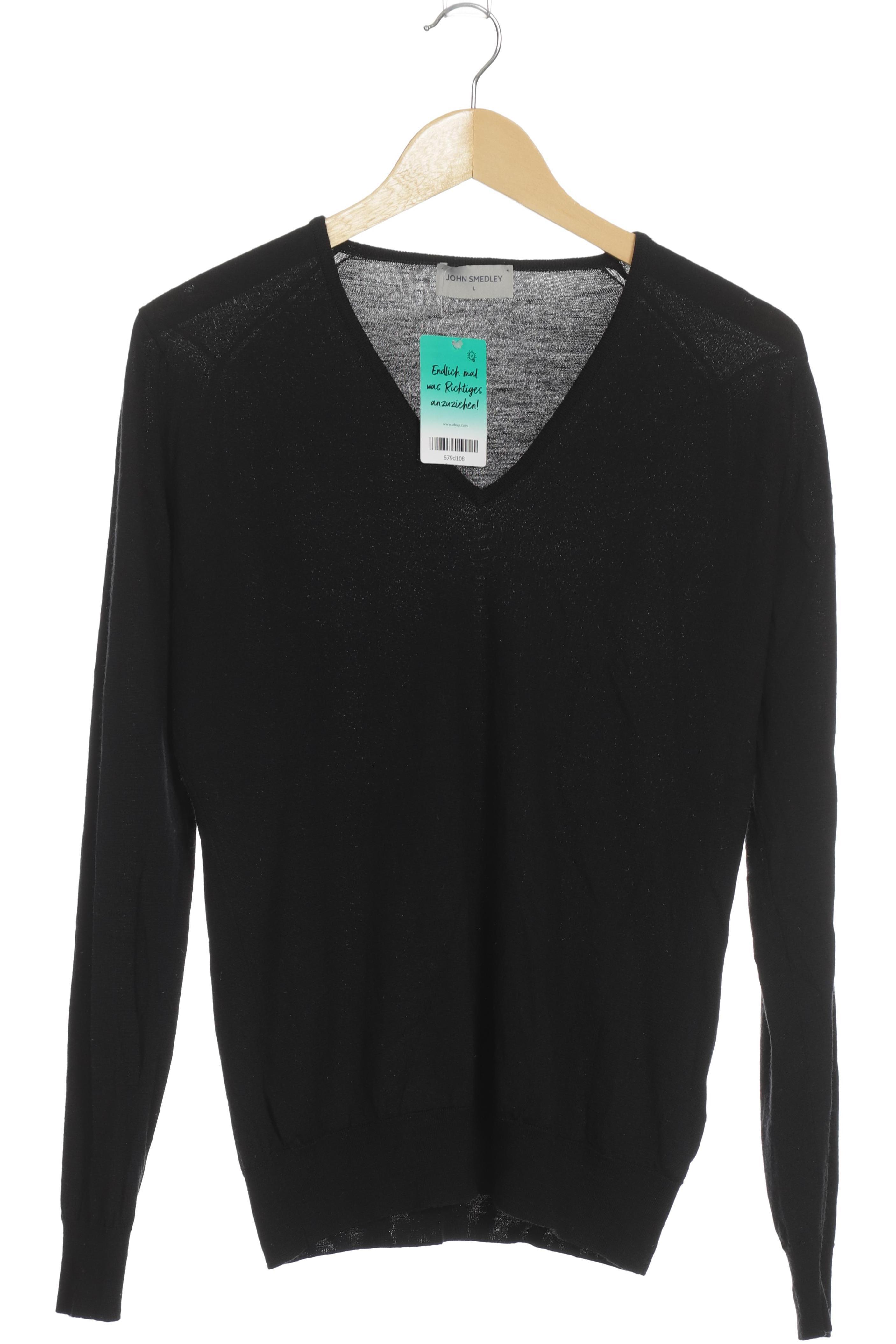 

John Smedley Damen Pullover, schwarz, Gr.