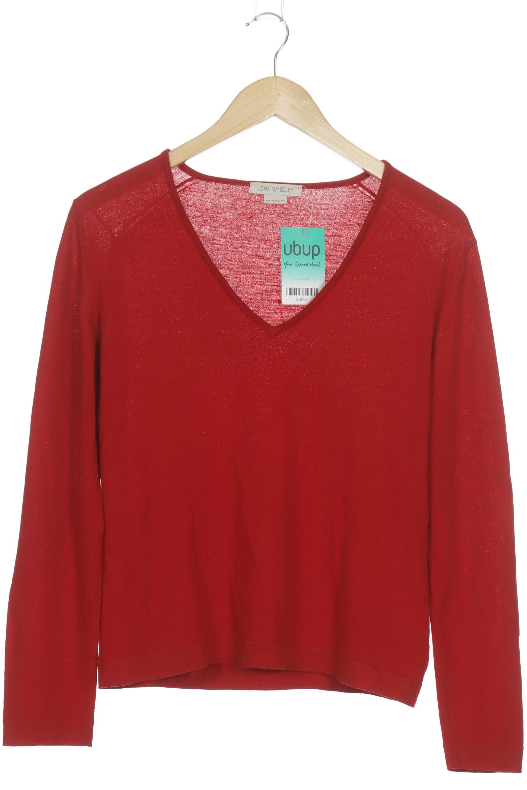 

John Smedley Damen Pullover, rot, Gr.