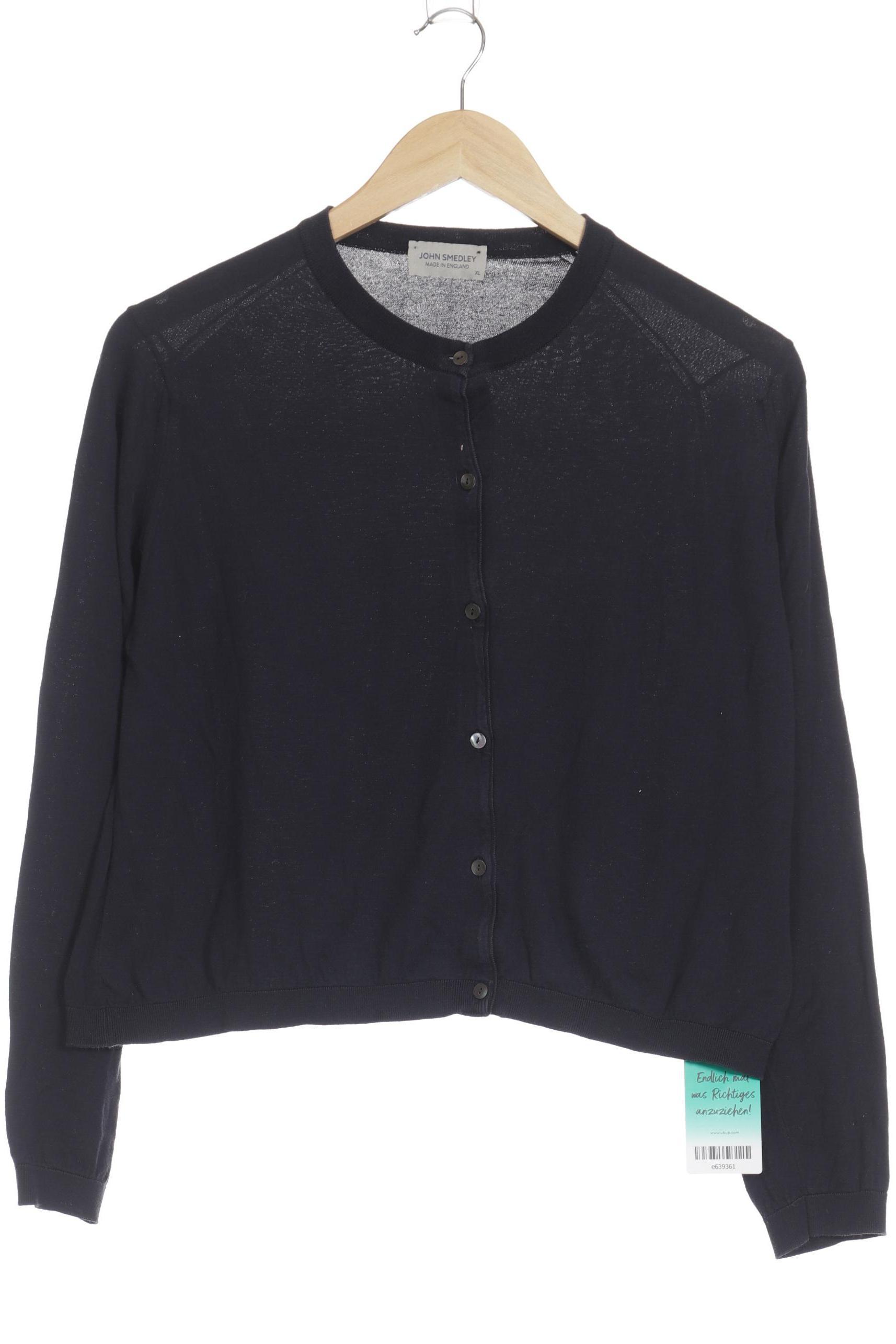 

John Smedley Damen Strickjacke, blau, Gr.