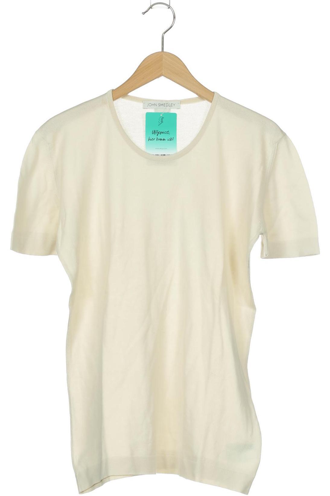

John Smedley Damen T-Shirt, beige, Gr.