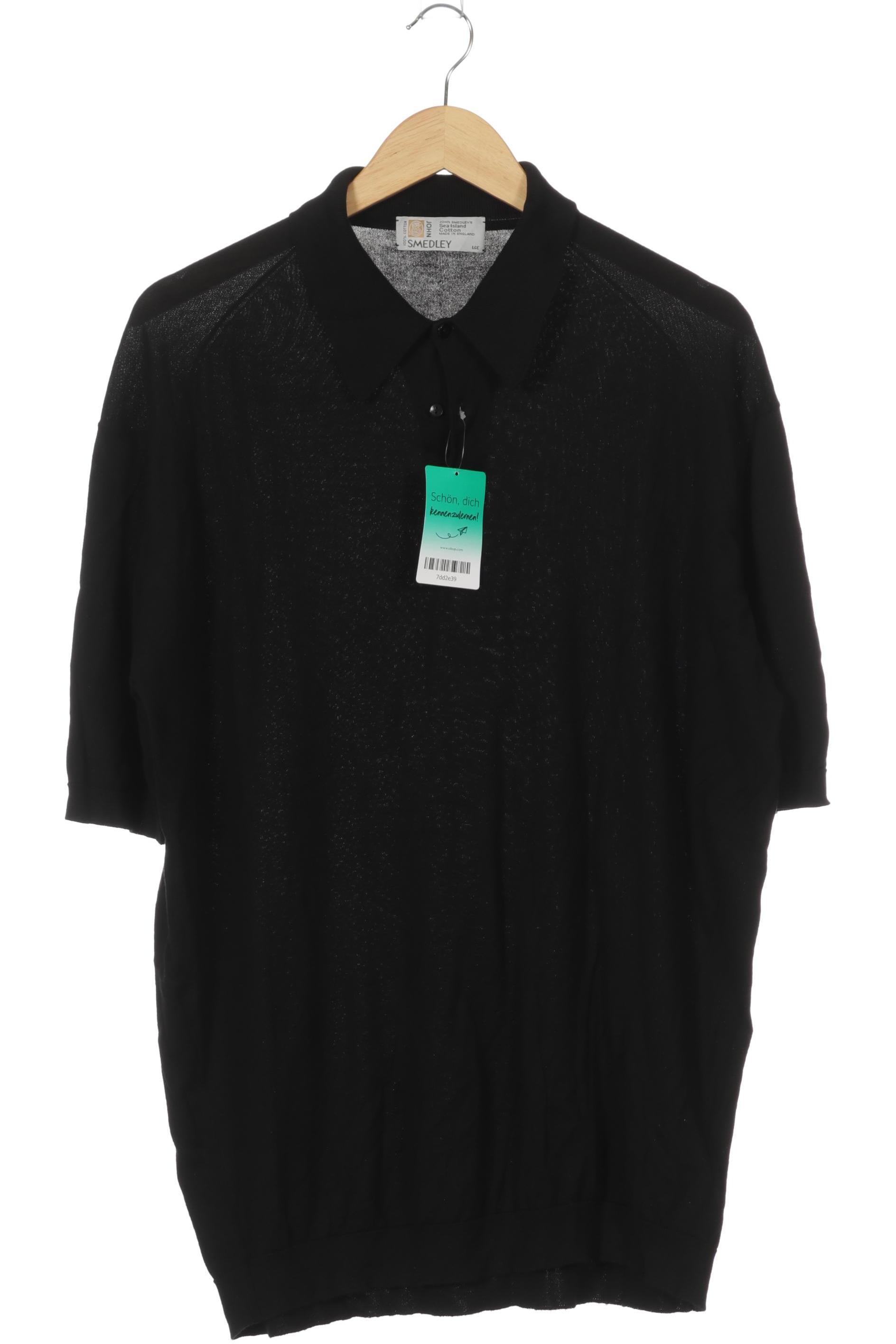 Thumbnail - John Smedley Herren Poloshirt, schwarz, Gr.