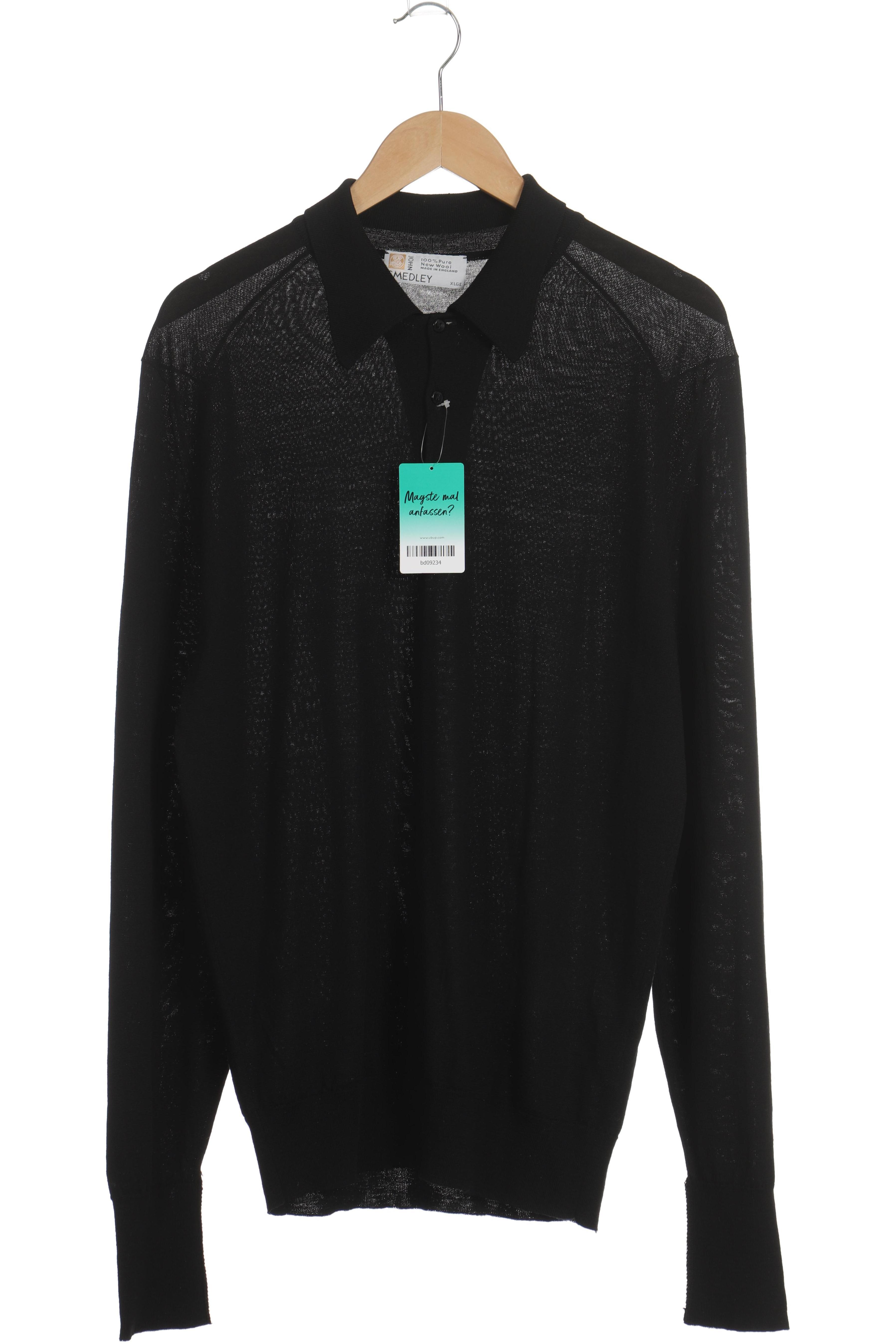 

John Smedley Herren Pullover, schwarz, Gr.