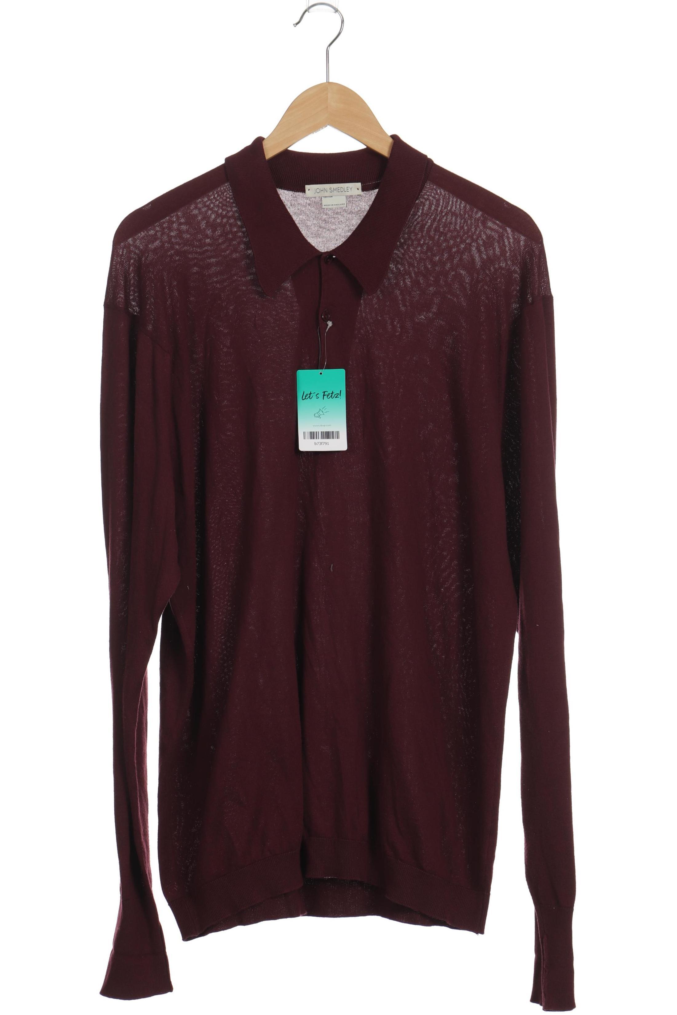 

John Smedley Herren Pullover, rot, Gr.