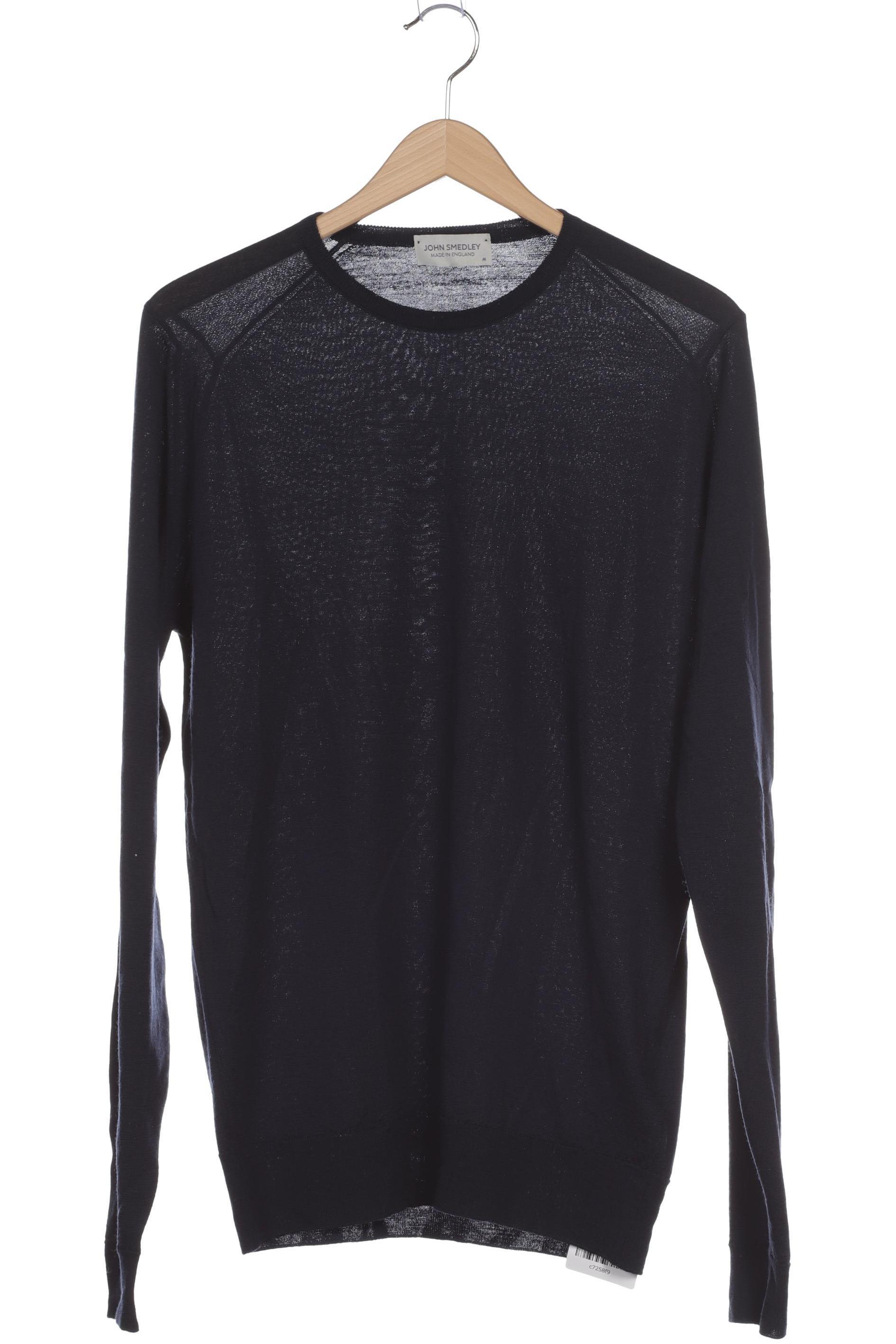 

John Smedley Herren Pullover, blau, Gr.