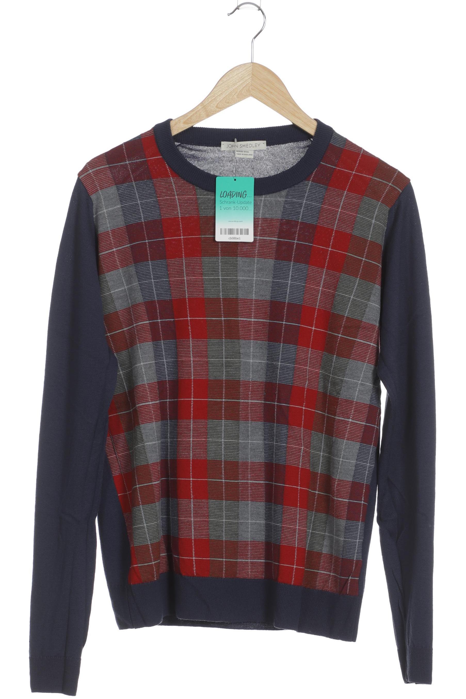 

John Smedley Herren Pullover, blau, Gr.