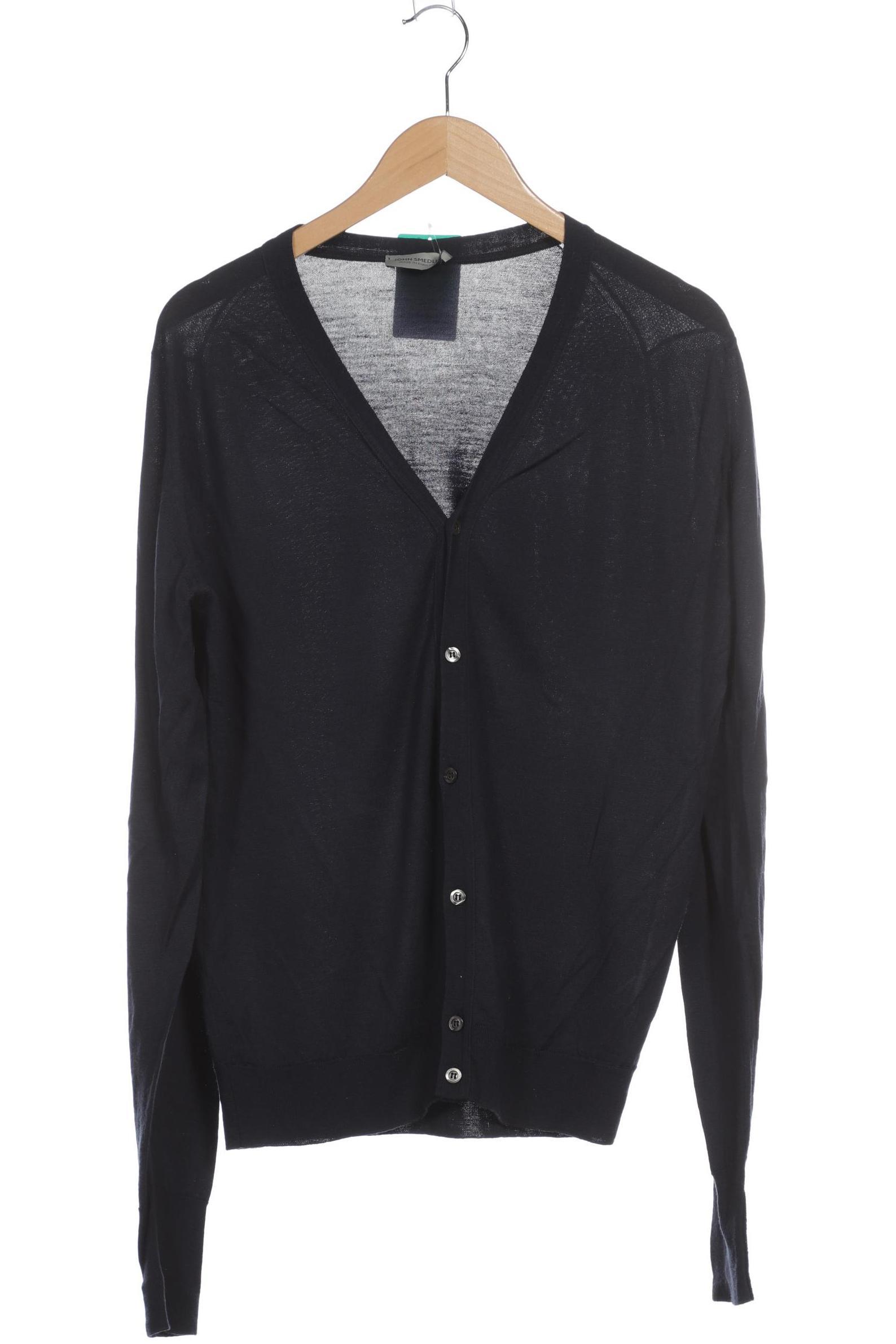 

John Smedley Herren Strickjacke, blau, Gr.
