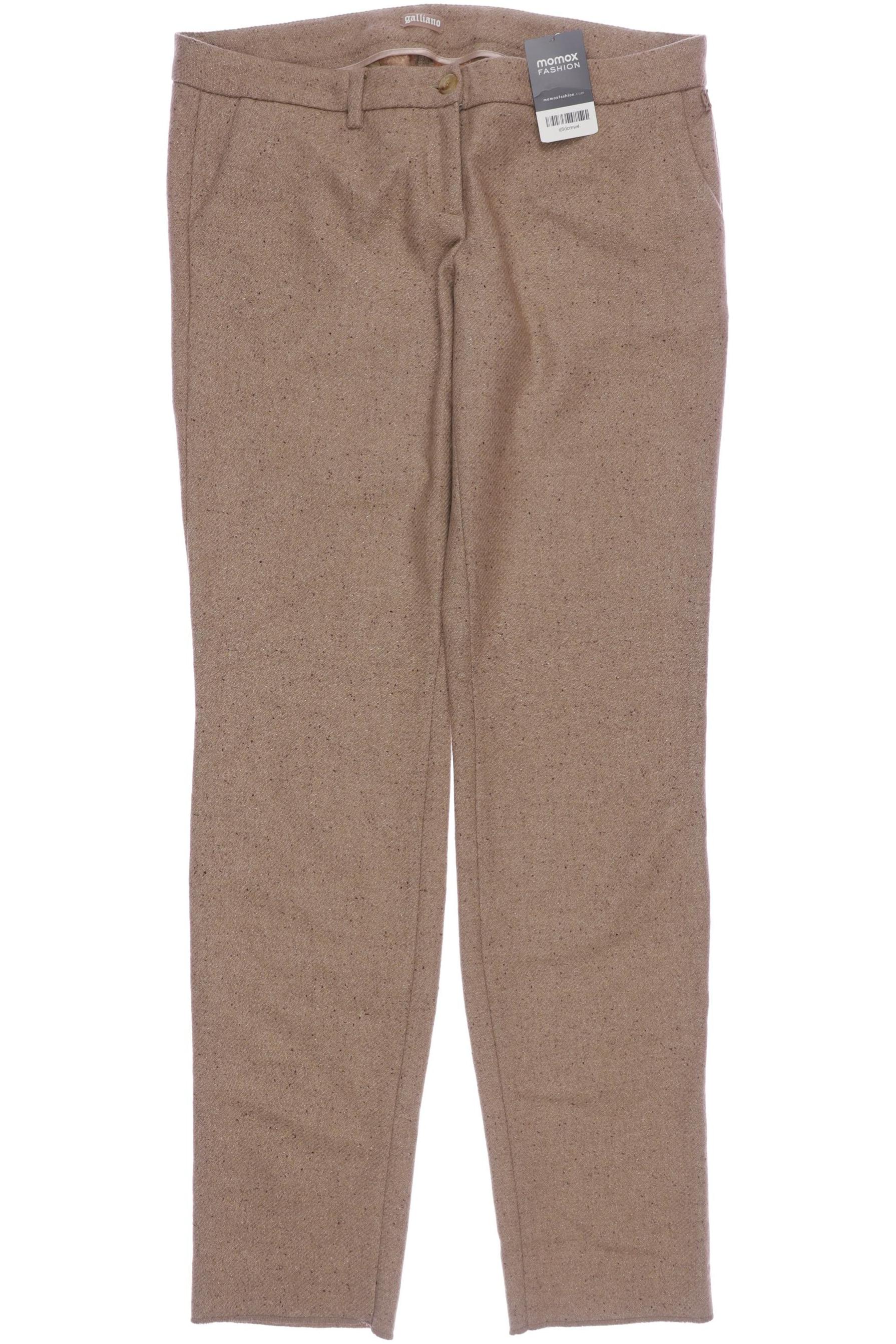 

John Galliano Damen Stoffhose, beige, Gr. 34