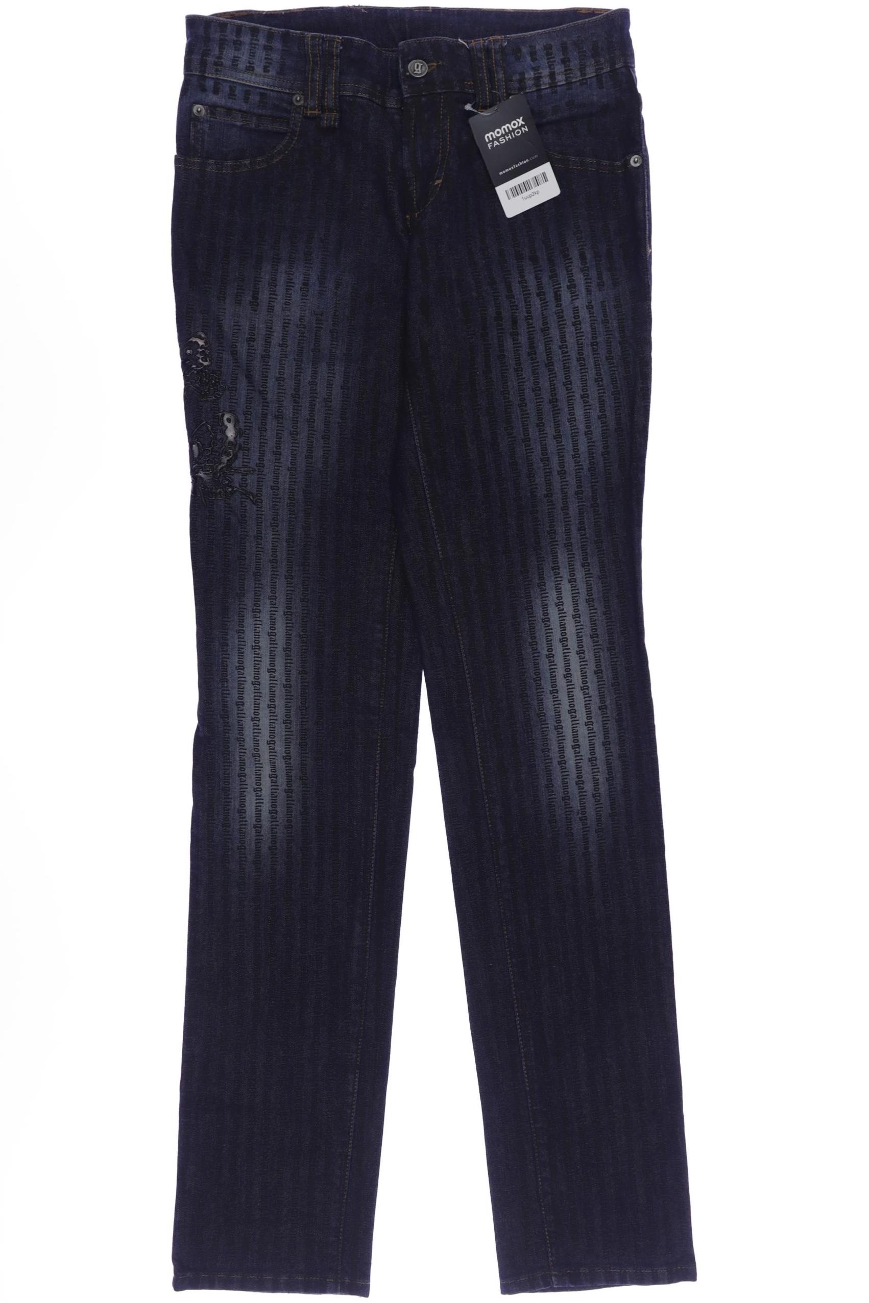 

John Galliano Damen Jeans, marineblau, Gr. 29