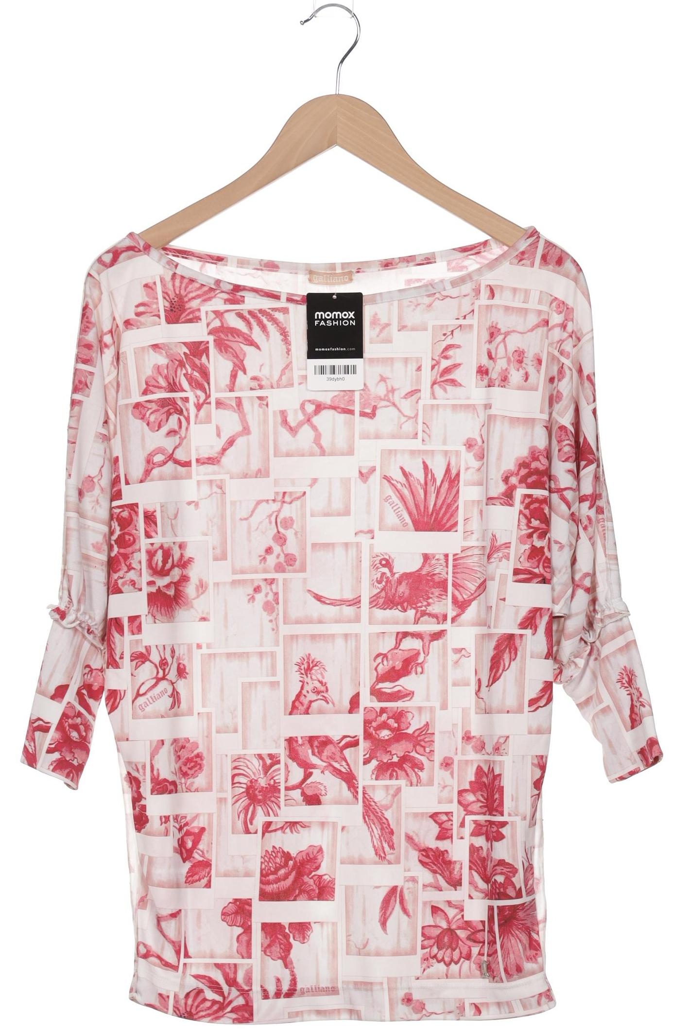 

John Galliano Damen Langarmshirt, pink, Gr. 34
