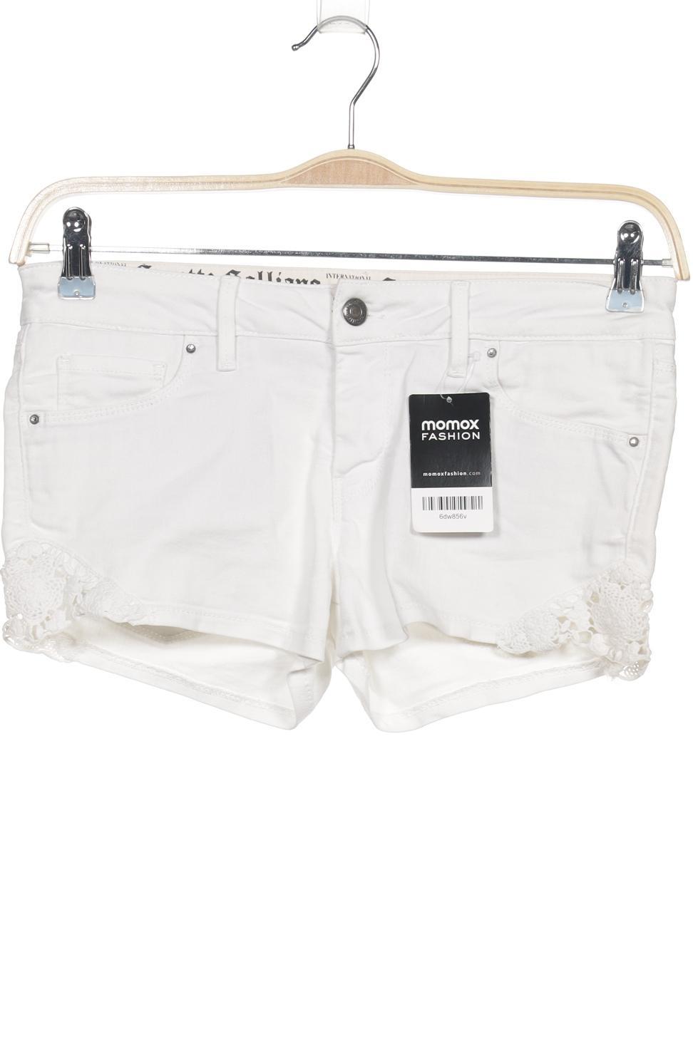 

John Galliano Damen Shorts, weiß, Gr. 14