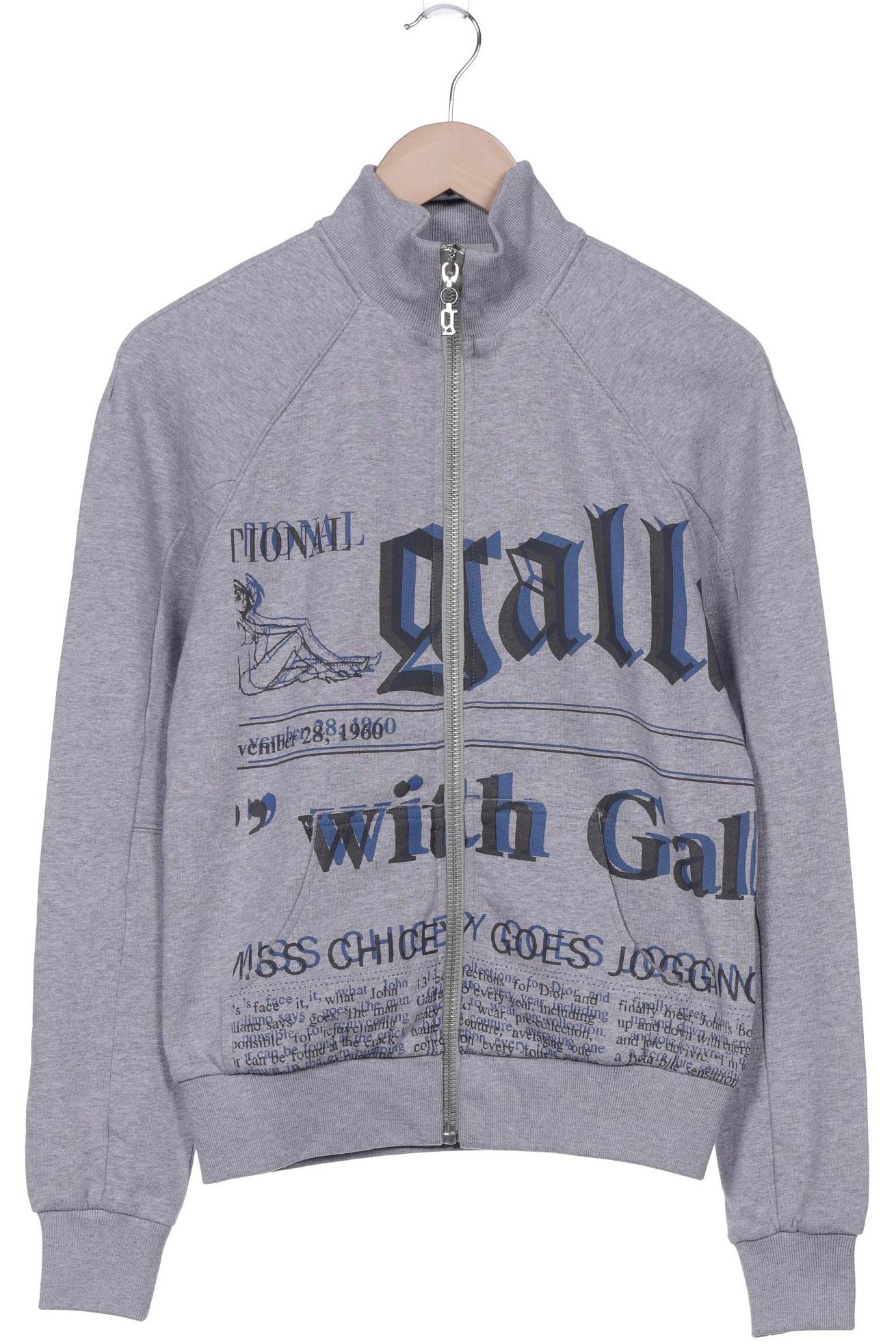 

John Galliano Damen Sweatshirt, grau, Gr. 34