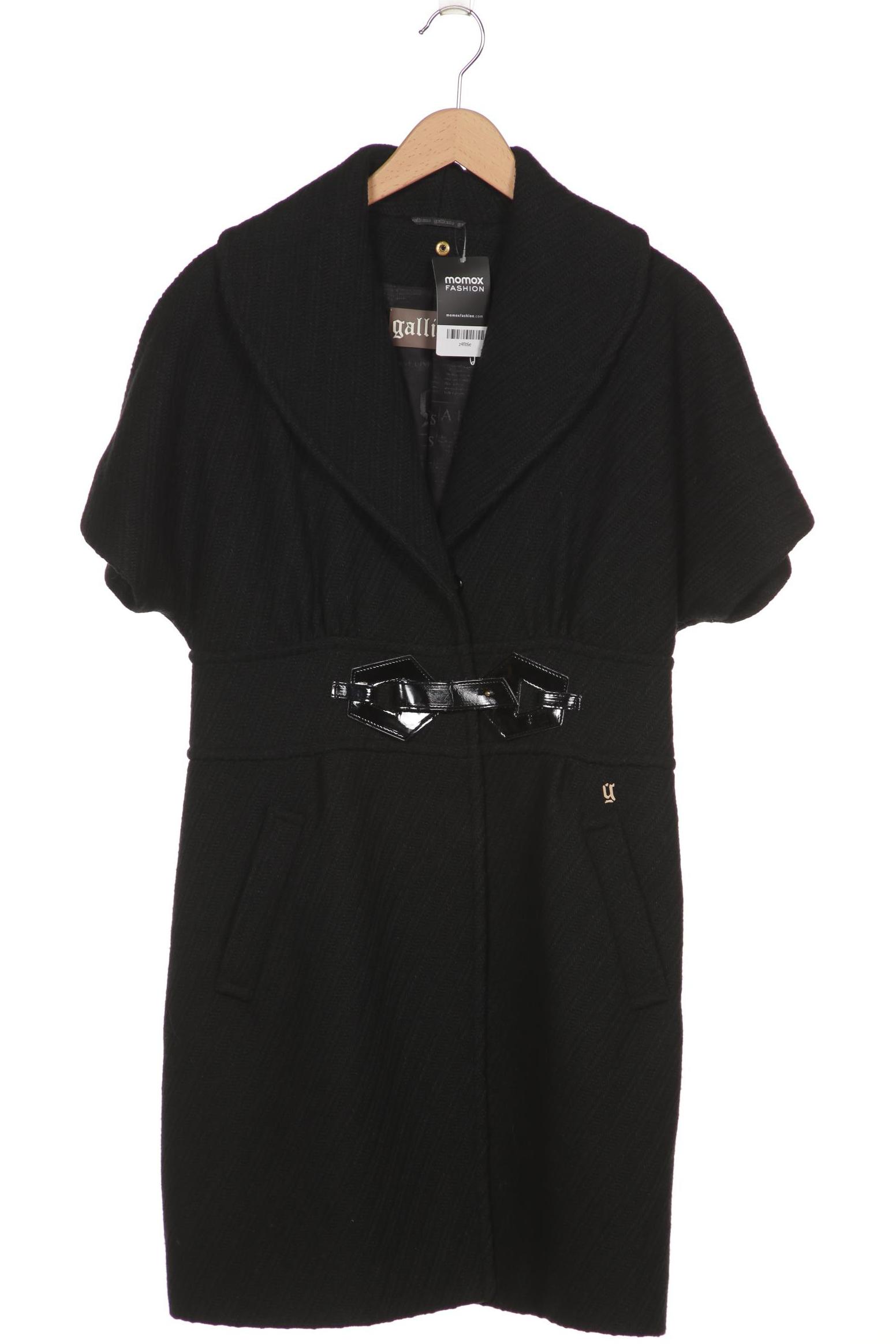

John Galliano Damen Mantel, schwarz