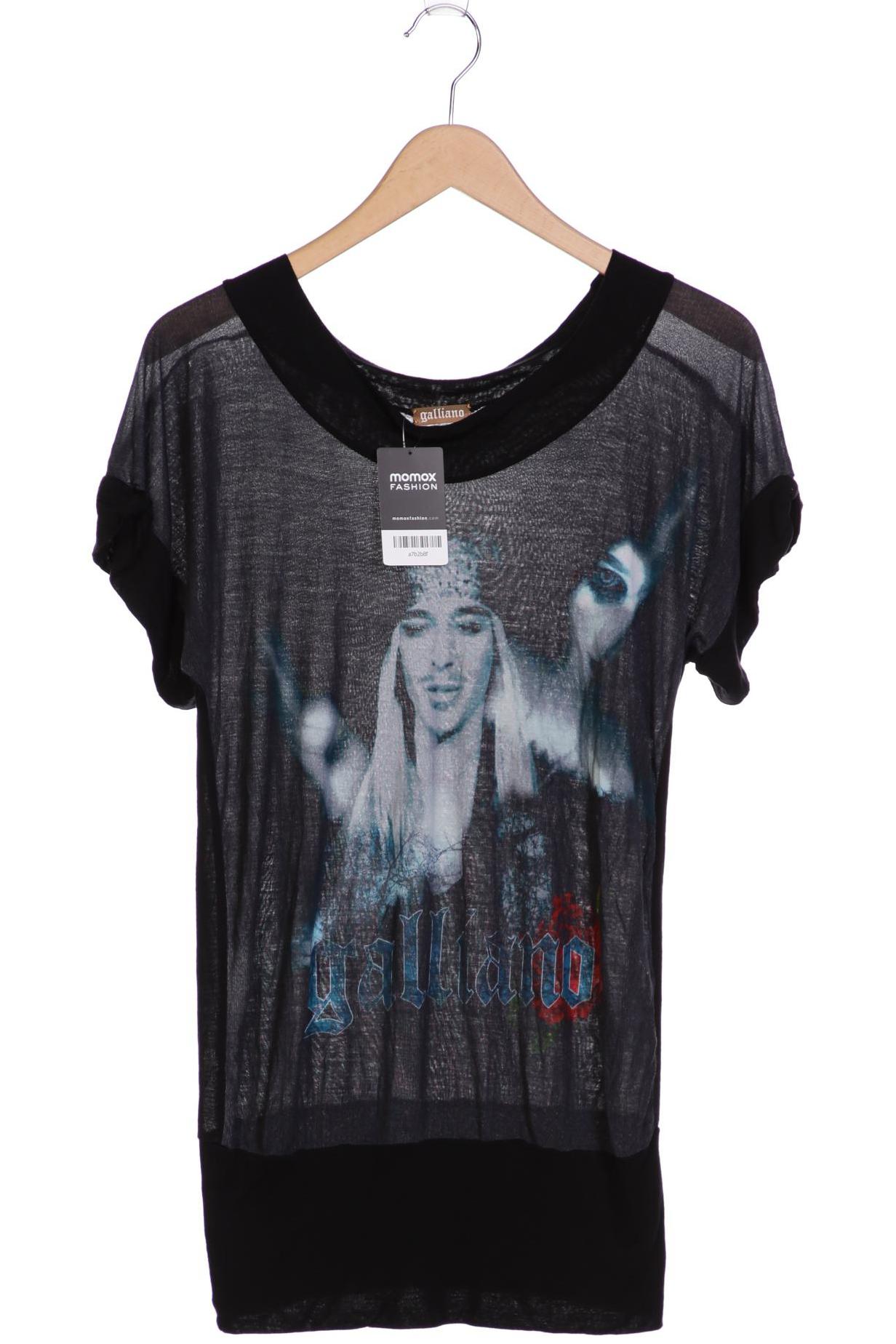 

John Galliano Damen T-Shirt, grau, Gr. 34