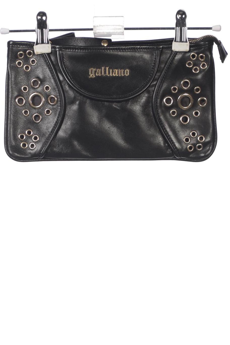 

John Galliano Damen Handtasche, schwarz, Gr.