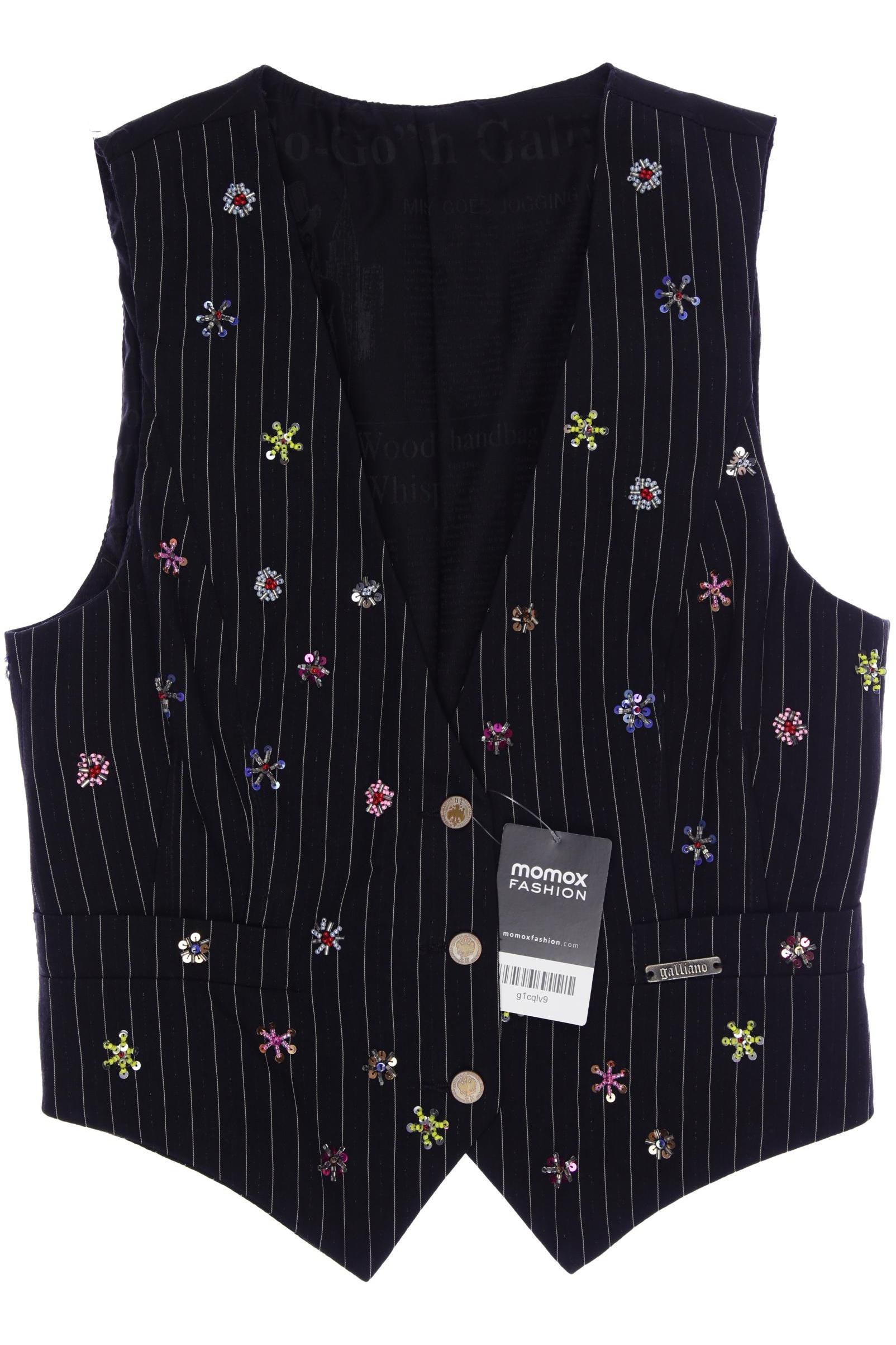 

John Galliano Damen Weste, schwarz, Gr. 42