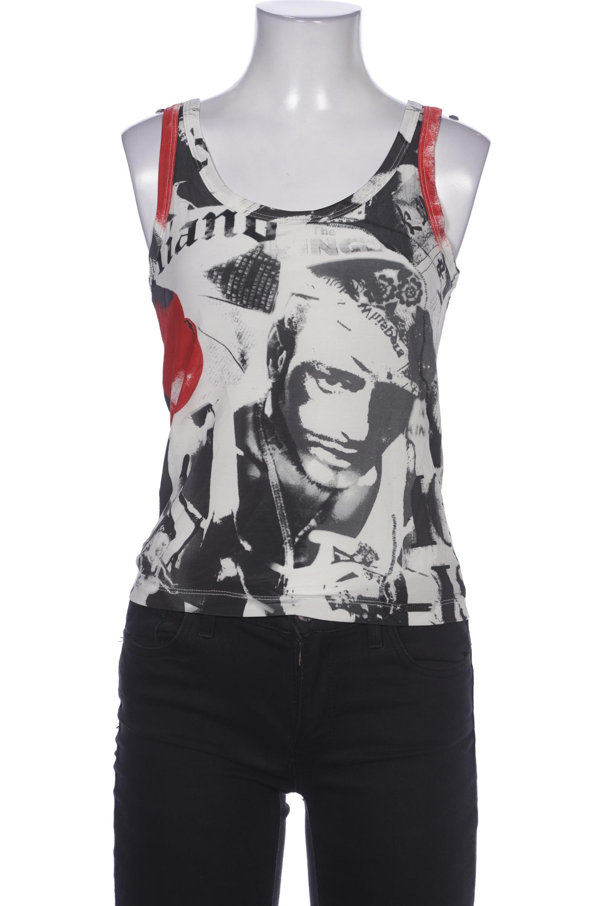 

John Galliano Damen Top, weiß, Gr. 36
