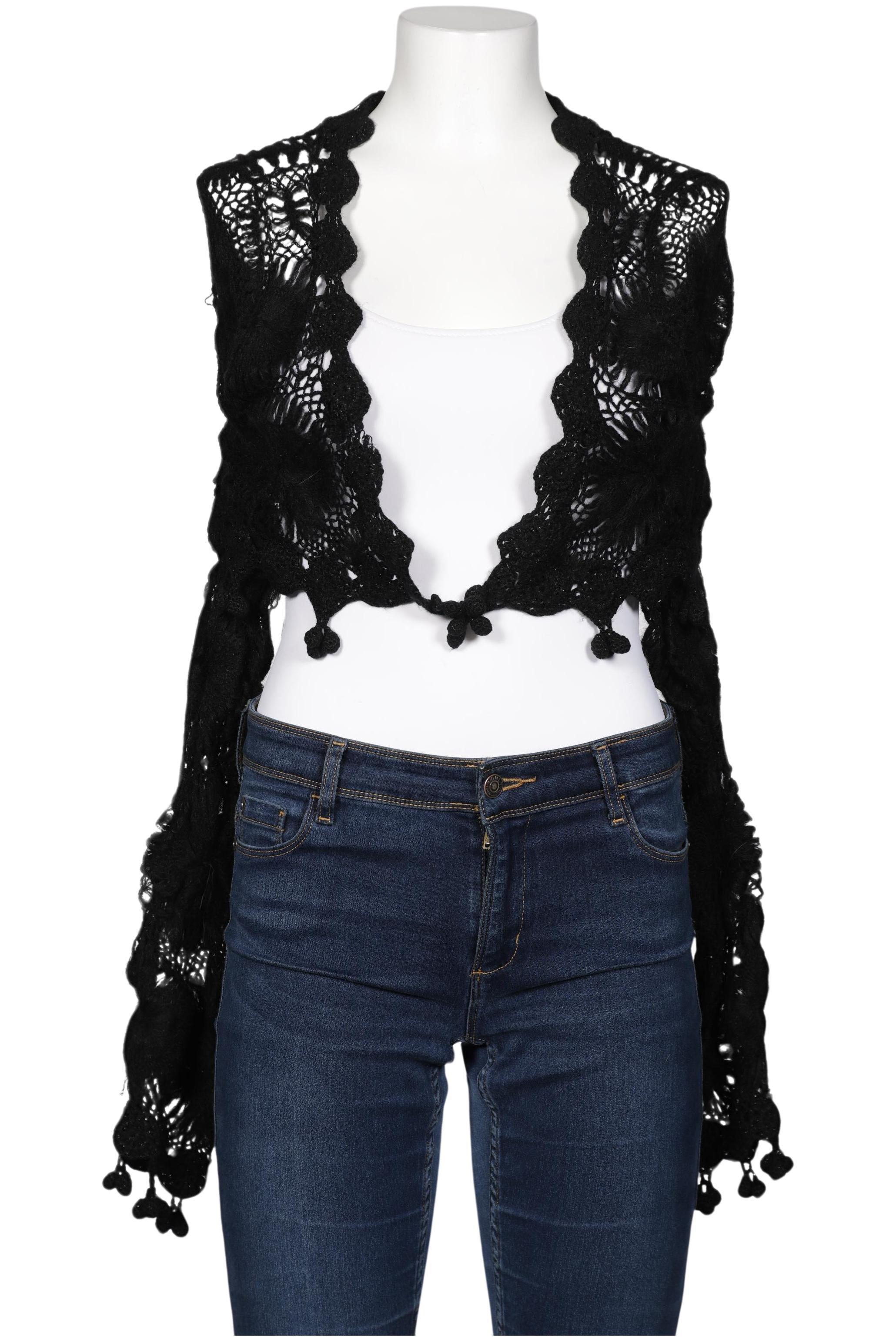 

John Galliano Damen Strickjacke, schwarz, Gr. 42