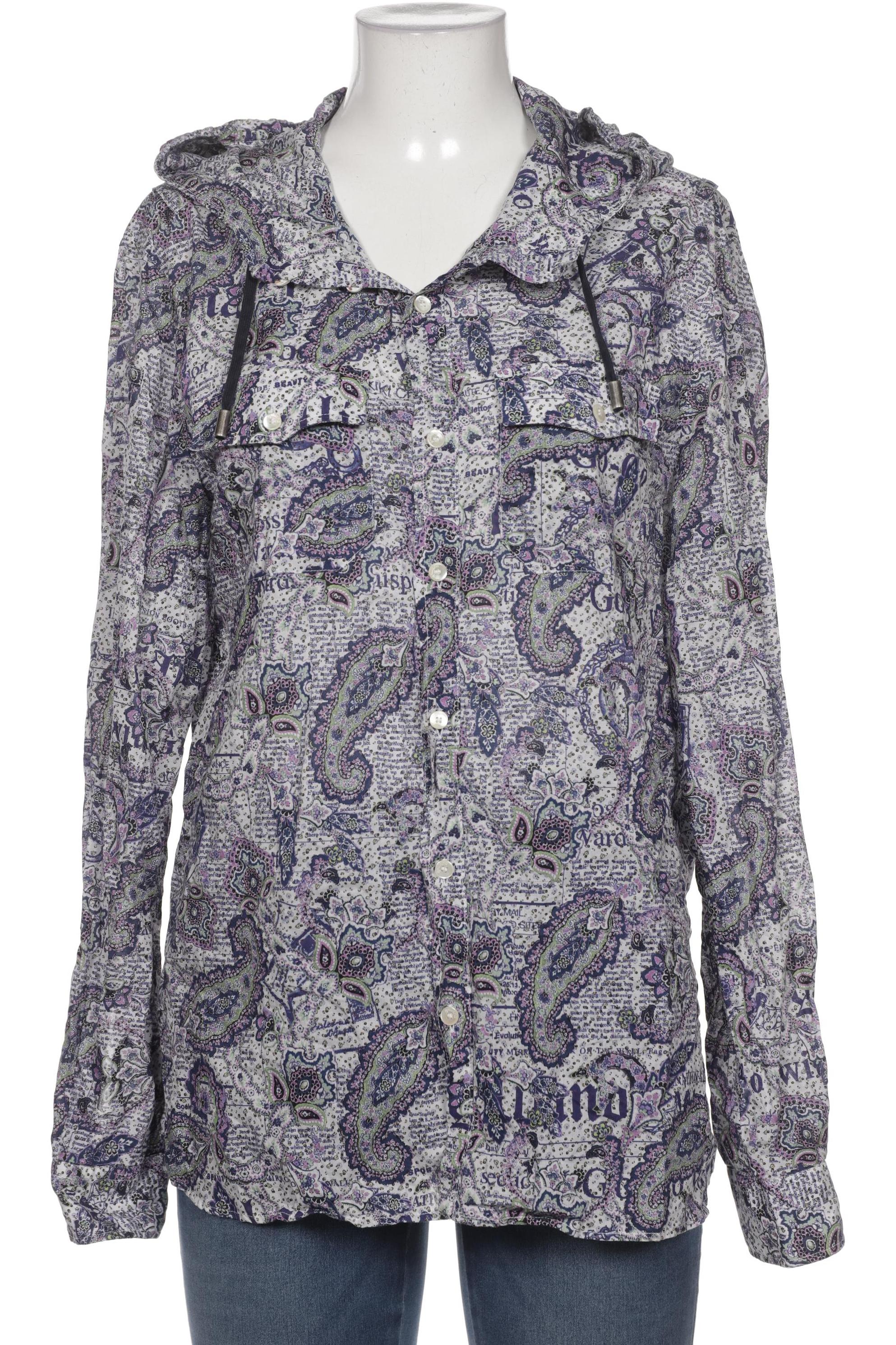 

John Galliano Damen Bluse, blau, Gr. 46