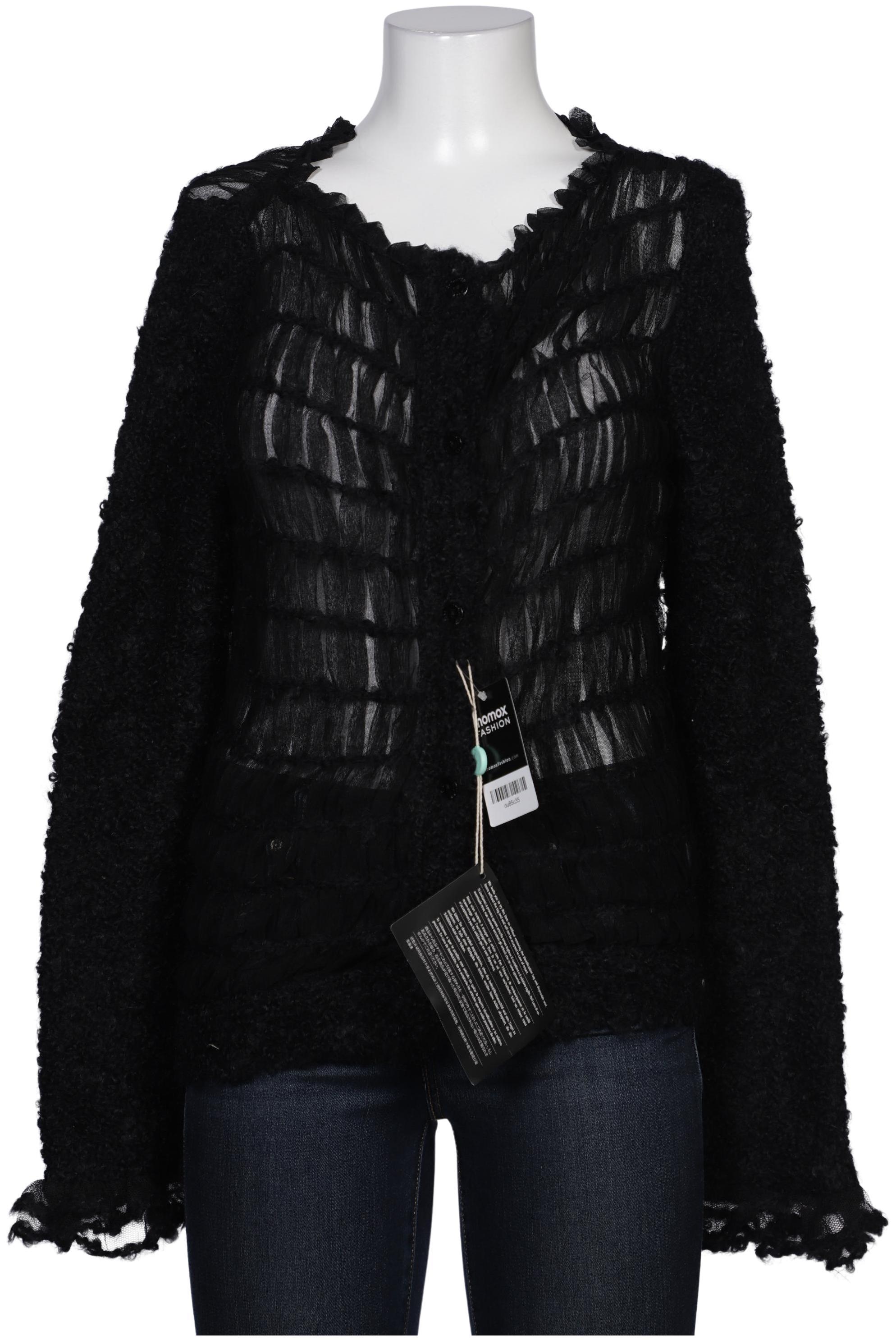 

John Galliano Damen Strickjacke, schwarz, Gr. 42