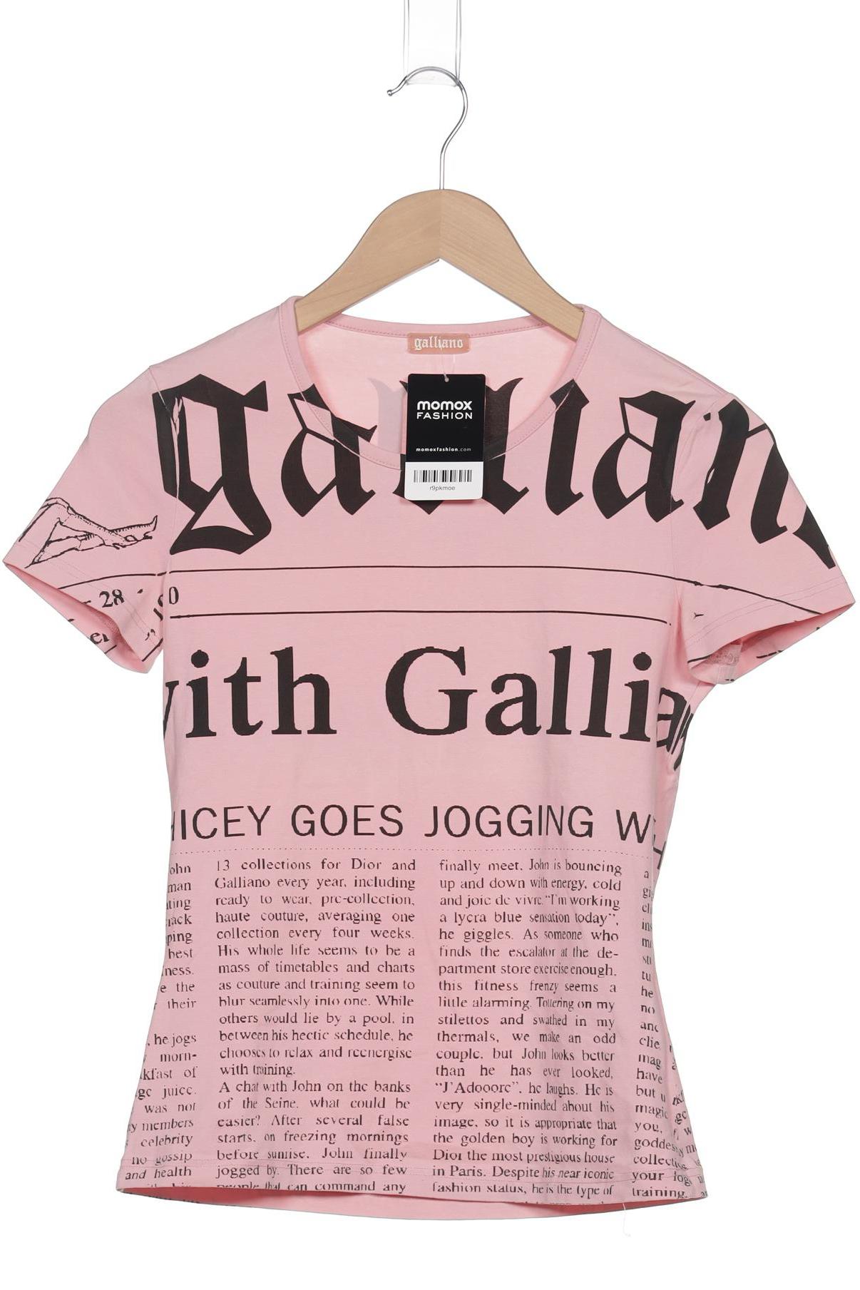 

John Galliano Damen T-Shirt, pink, Gr. 38