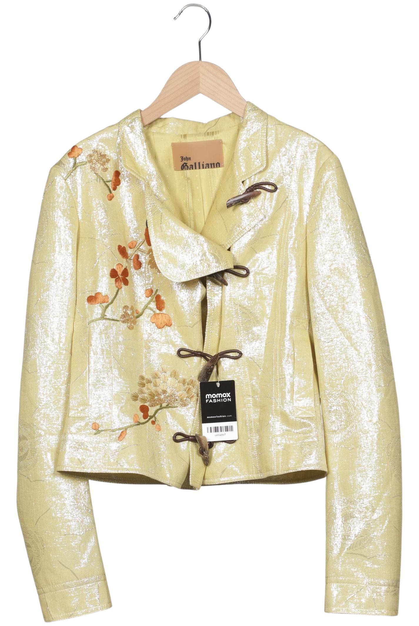 

John Galliano Damen Jacke, gelb, Gr. 40