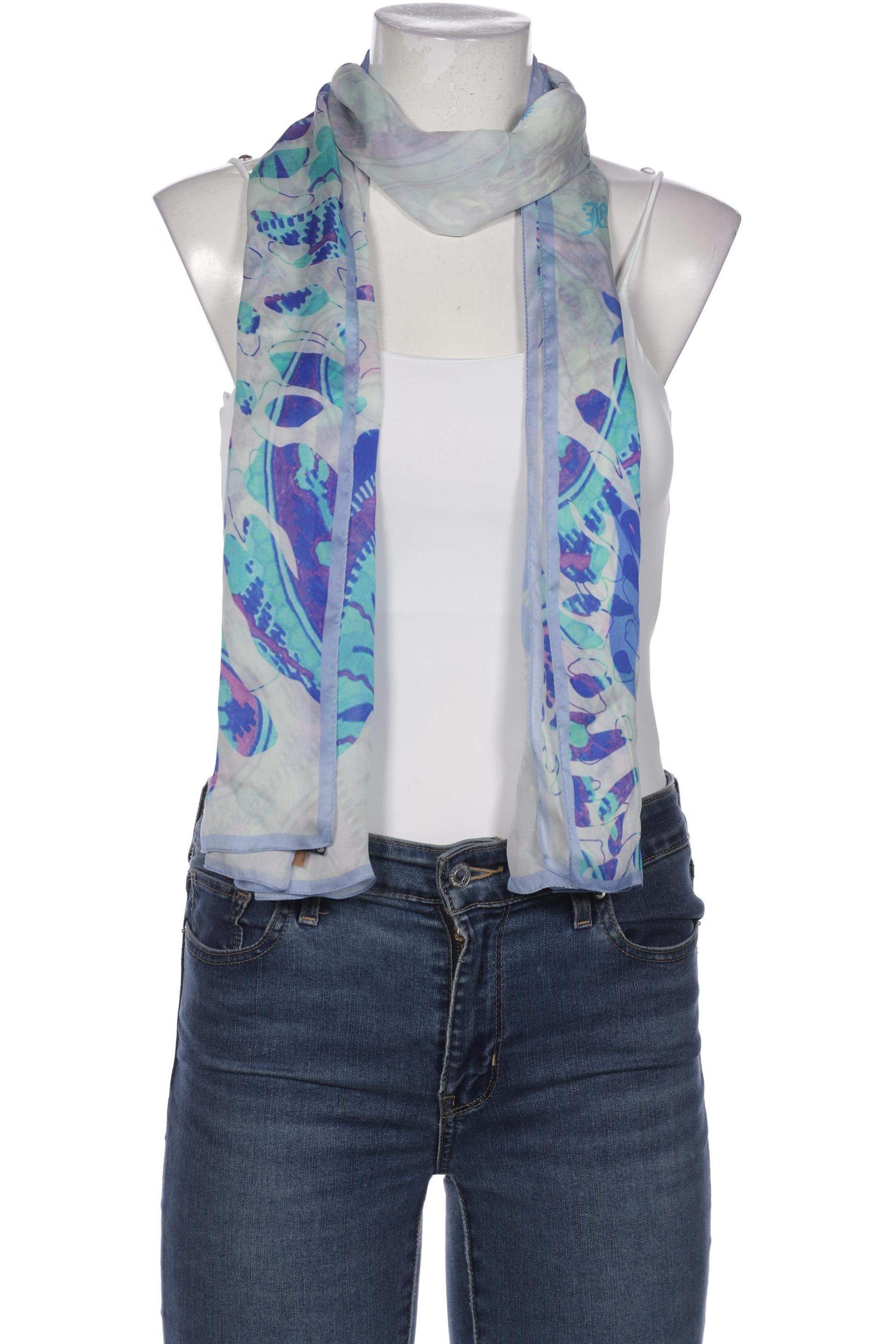 

John Galliano Damen Schal, blau, Gr.