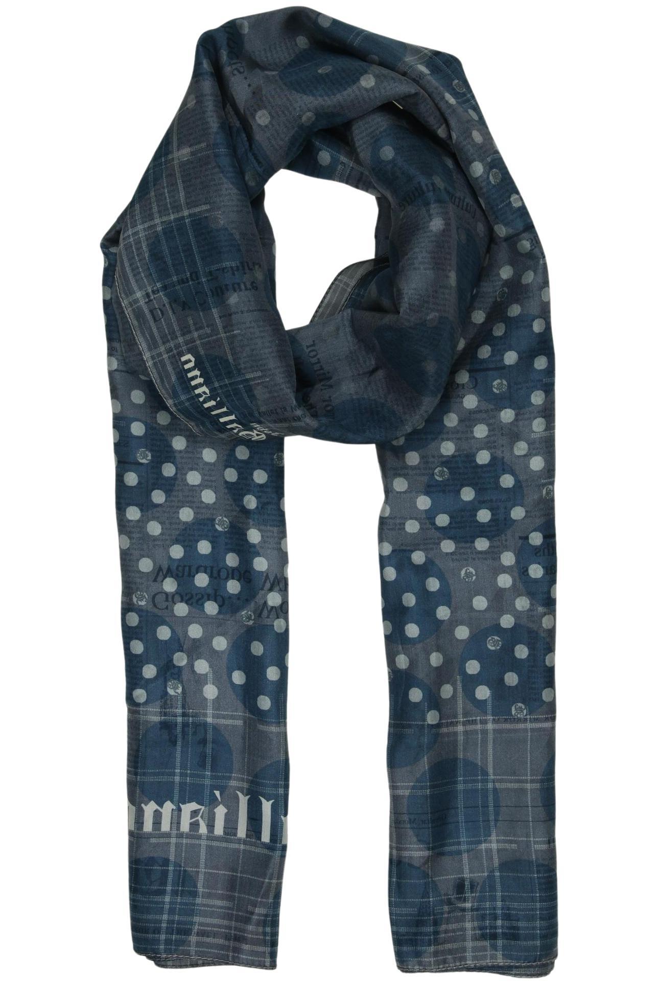 

John Galliano Damen Schal, blau, Gr.