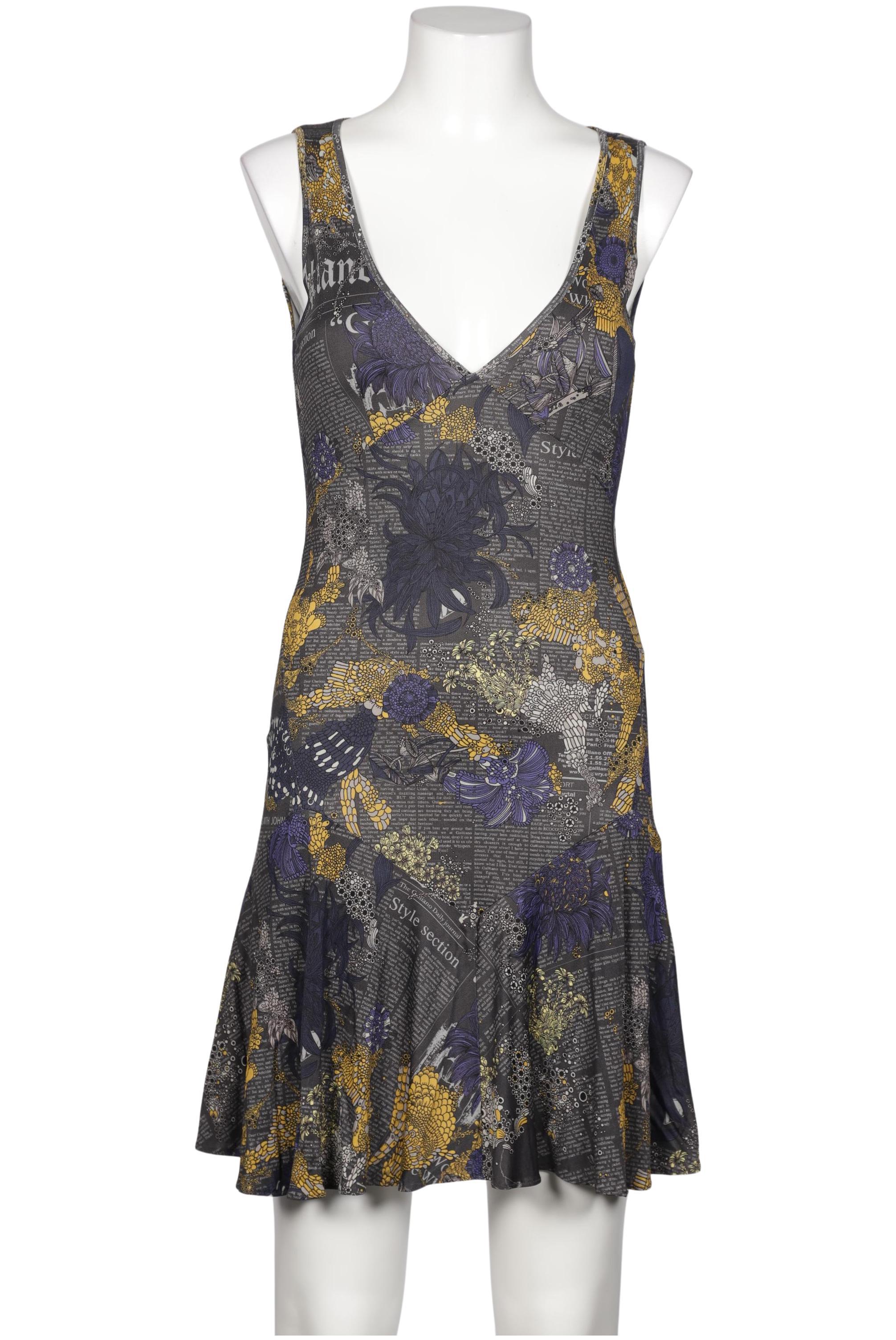 

John Galliano Damen Kleid, mehrfarbig, Gr. 40
