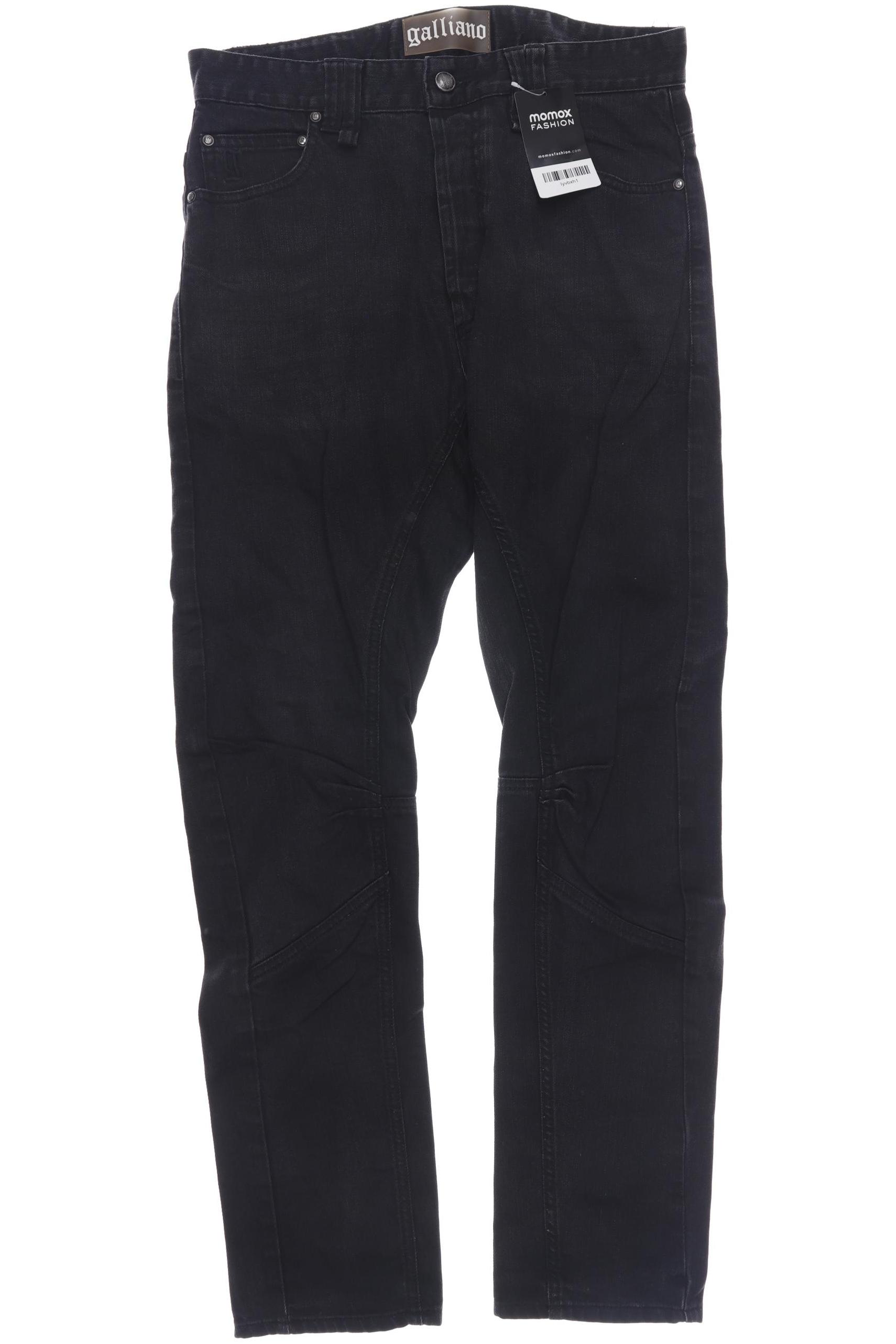

John Galliano Herren Jeans, schwarz, Gr. 31