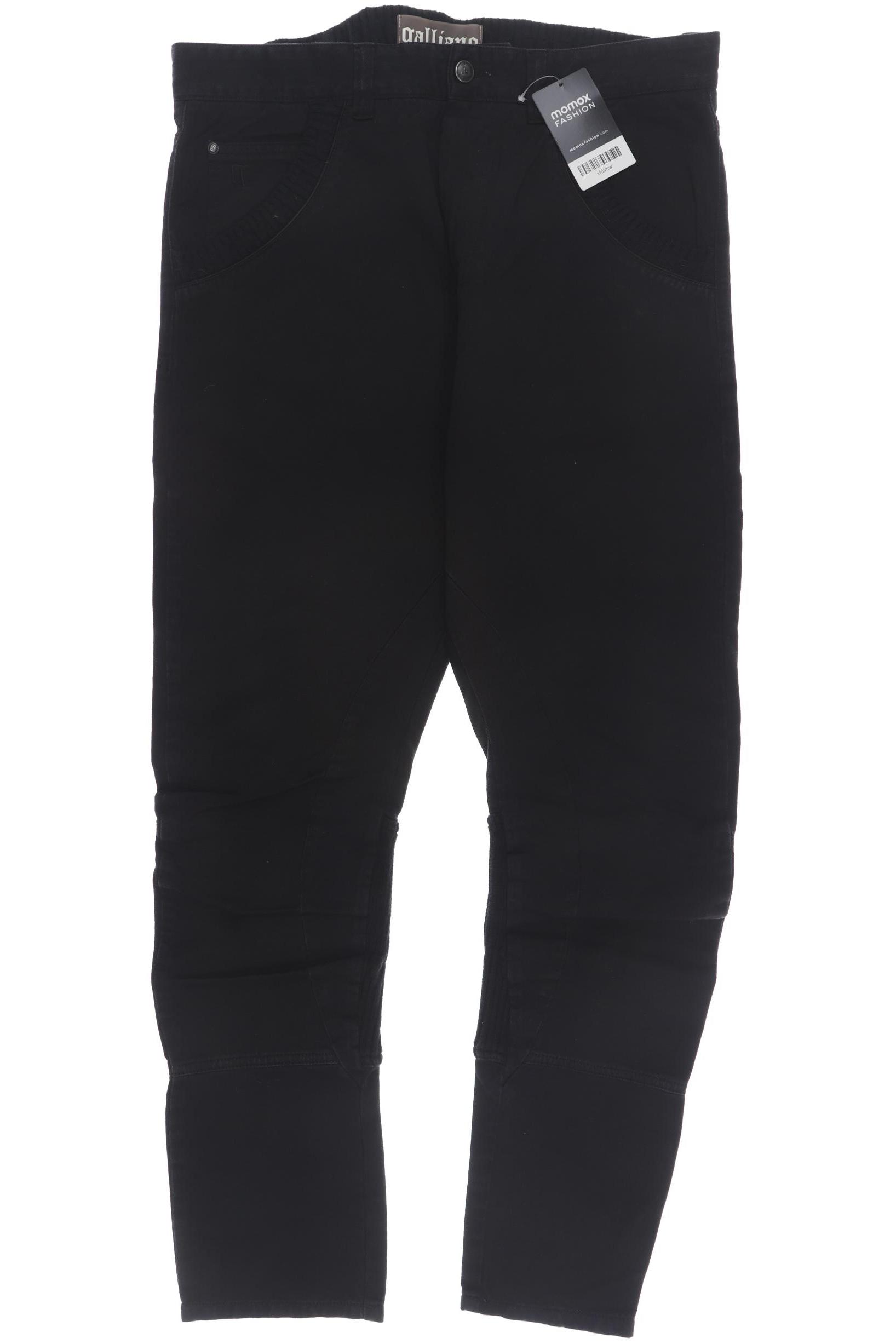 

John Galliano Herren Jeans, schwarz