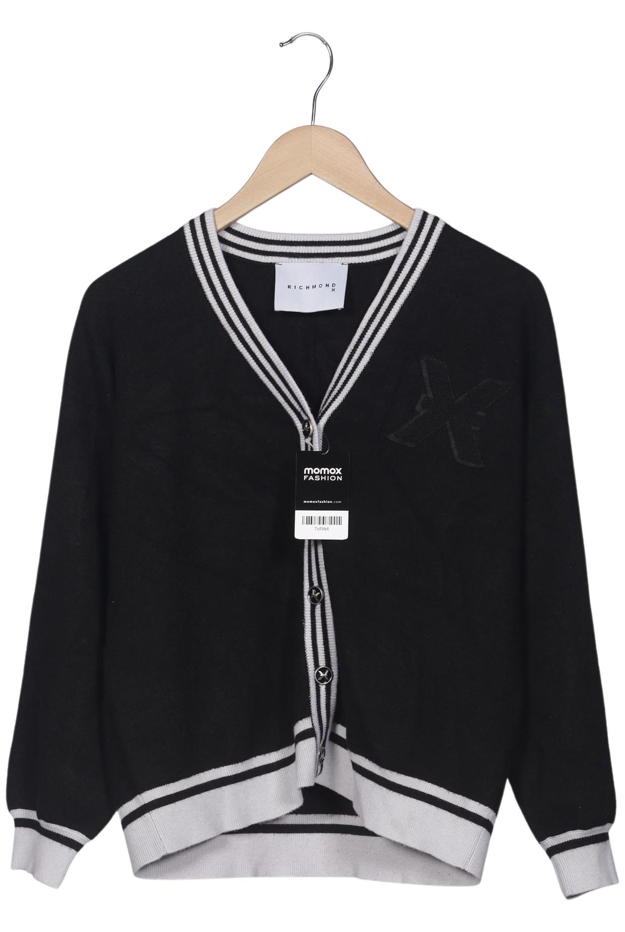 

John Richmond Damen Strickjacke, schwarz, Gr. 38