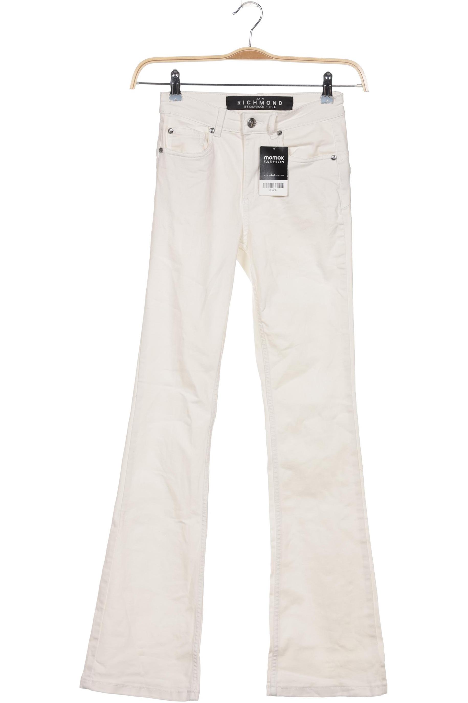 

John Richmond Damen Jeans, weiß, Gr. 26