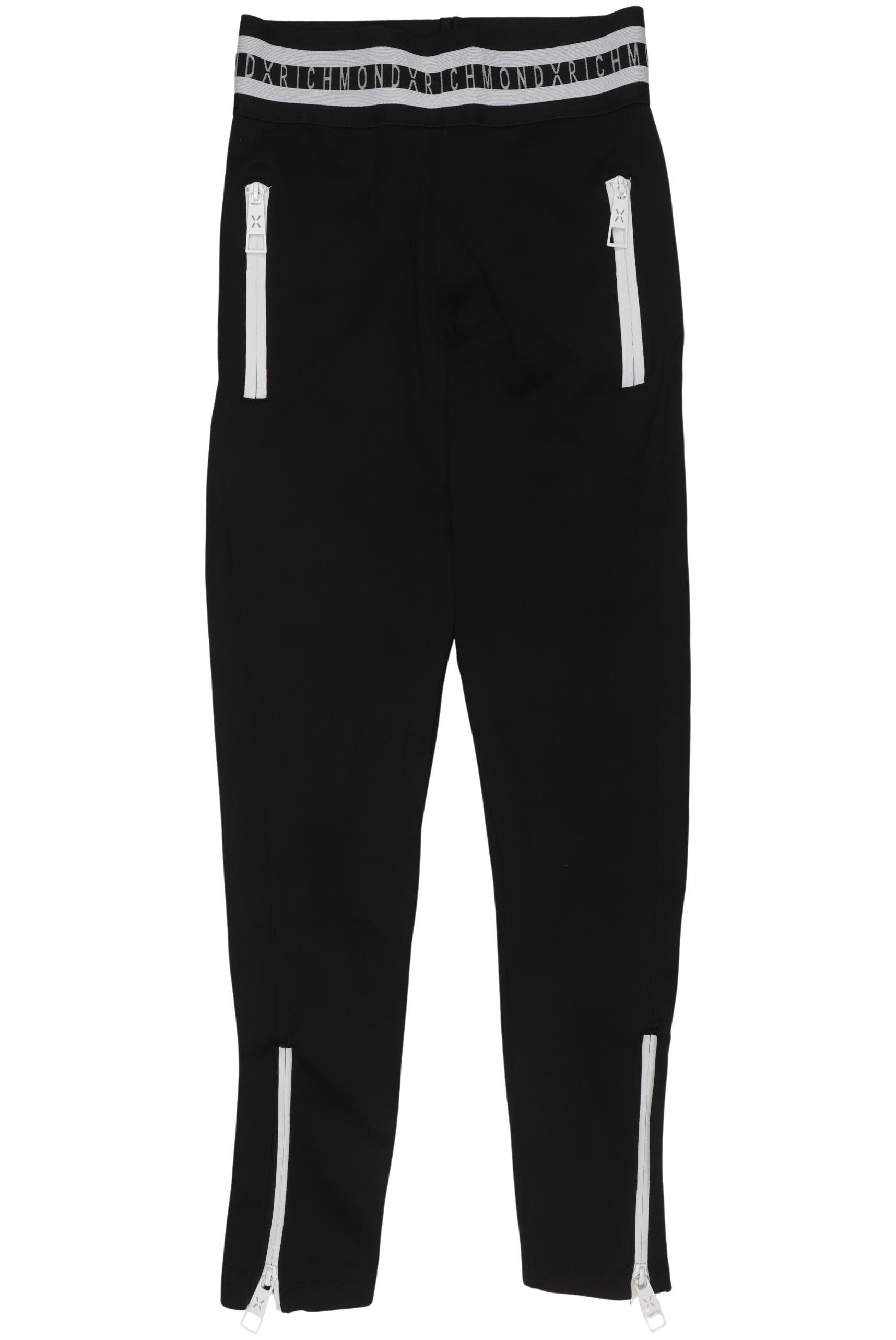 

John Richmond Damen Stoffhose, schwarz, Gr. 0