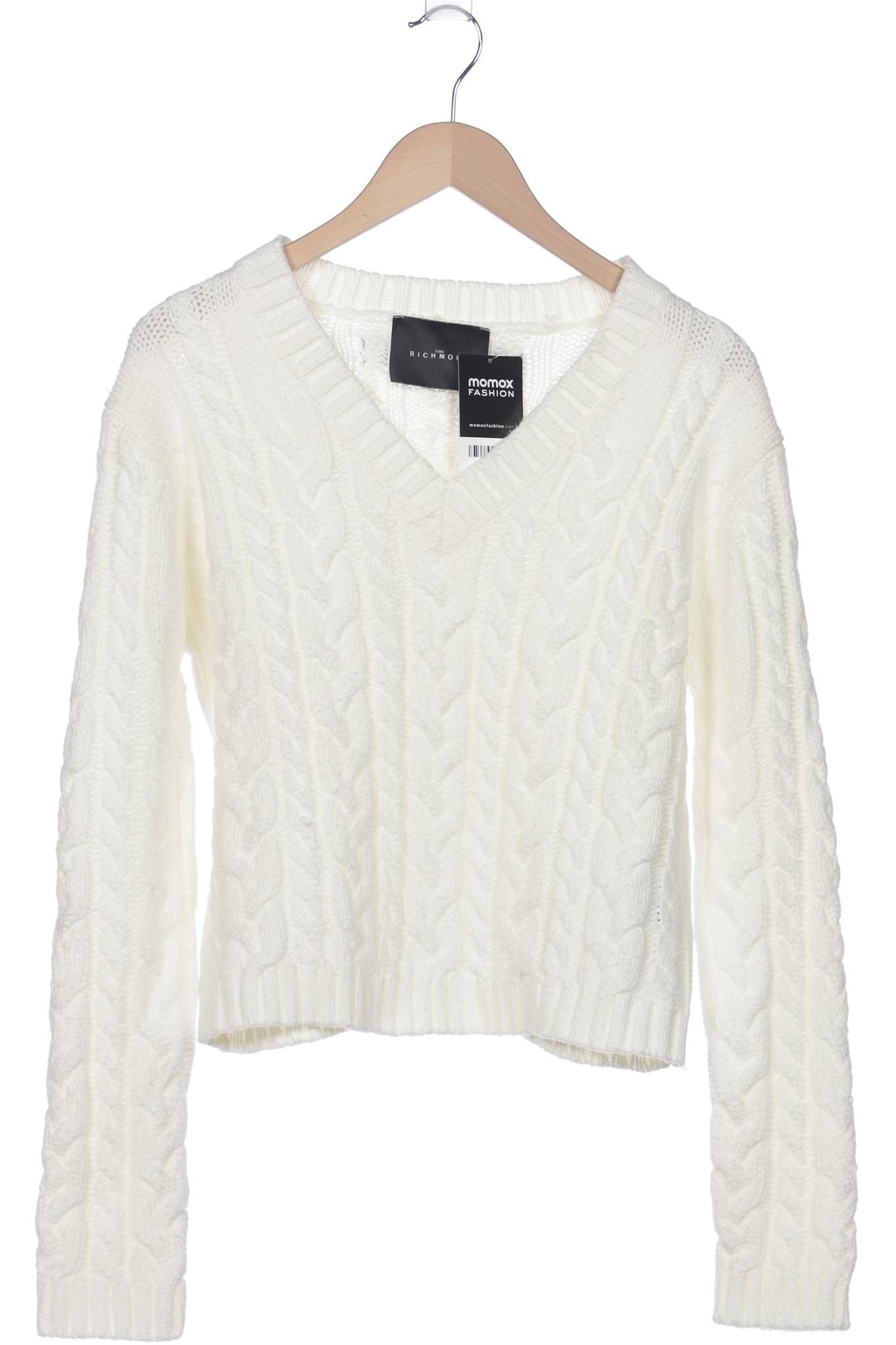 

John Richmond Damen Pullover, weiß, Gr. 42