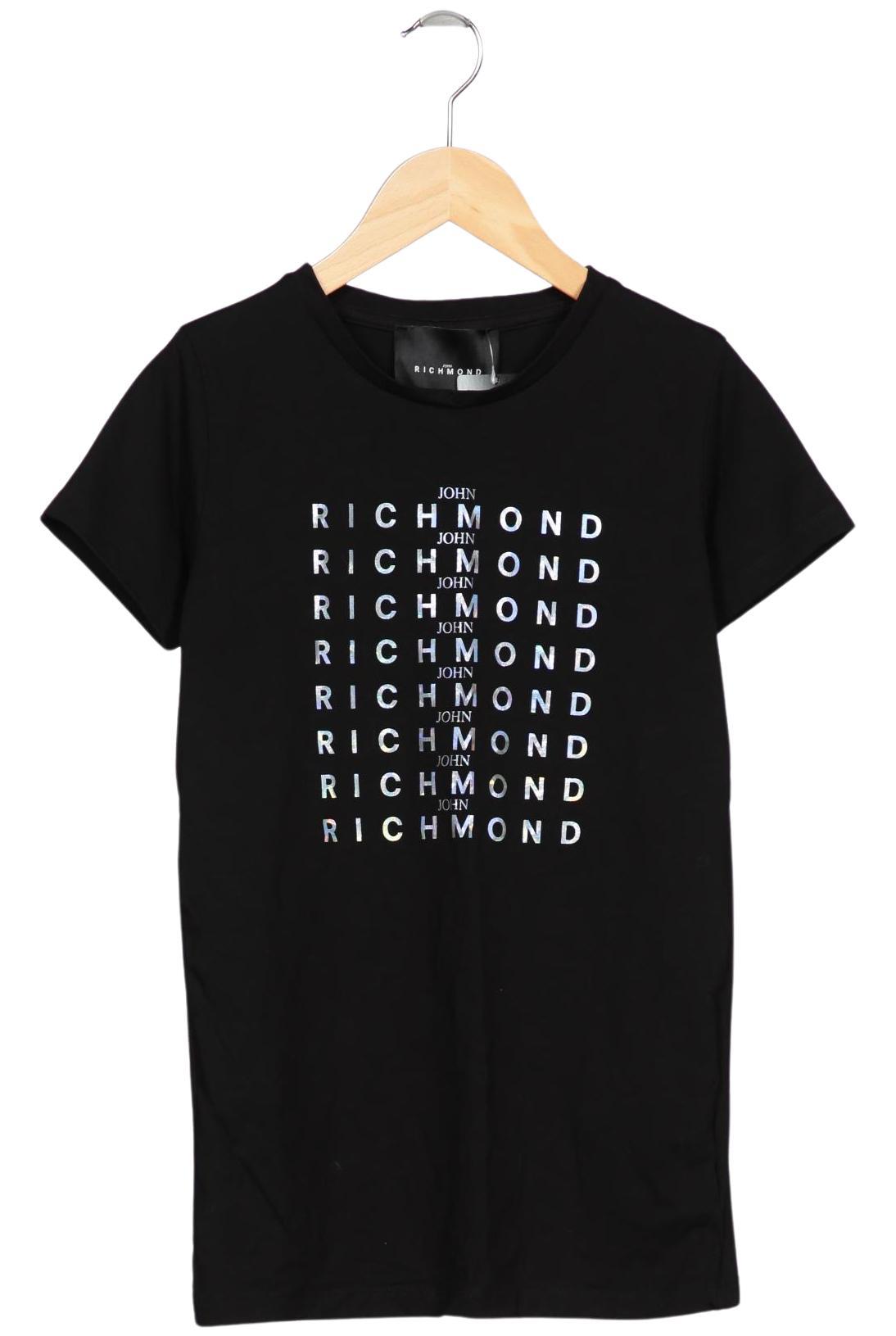 

John Richmond Damen T-Shirt, schwarz, Gr. 36