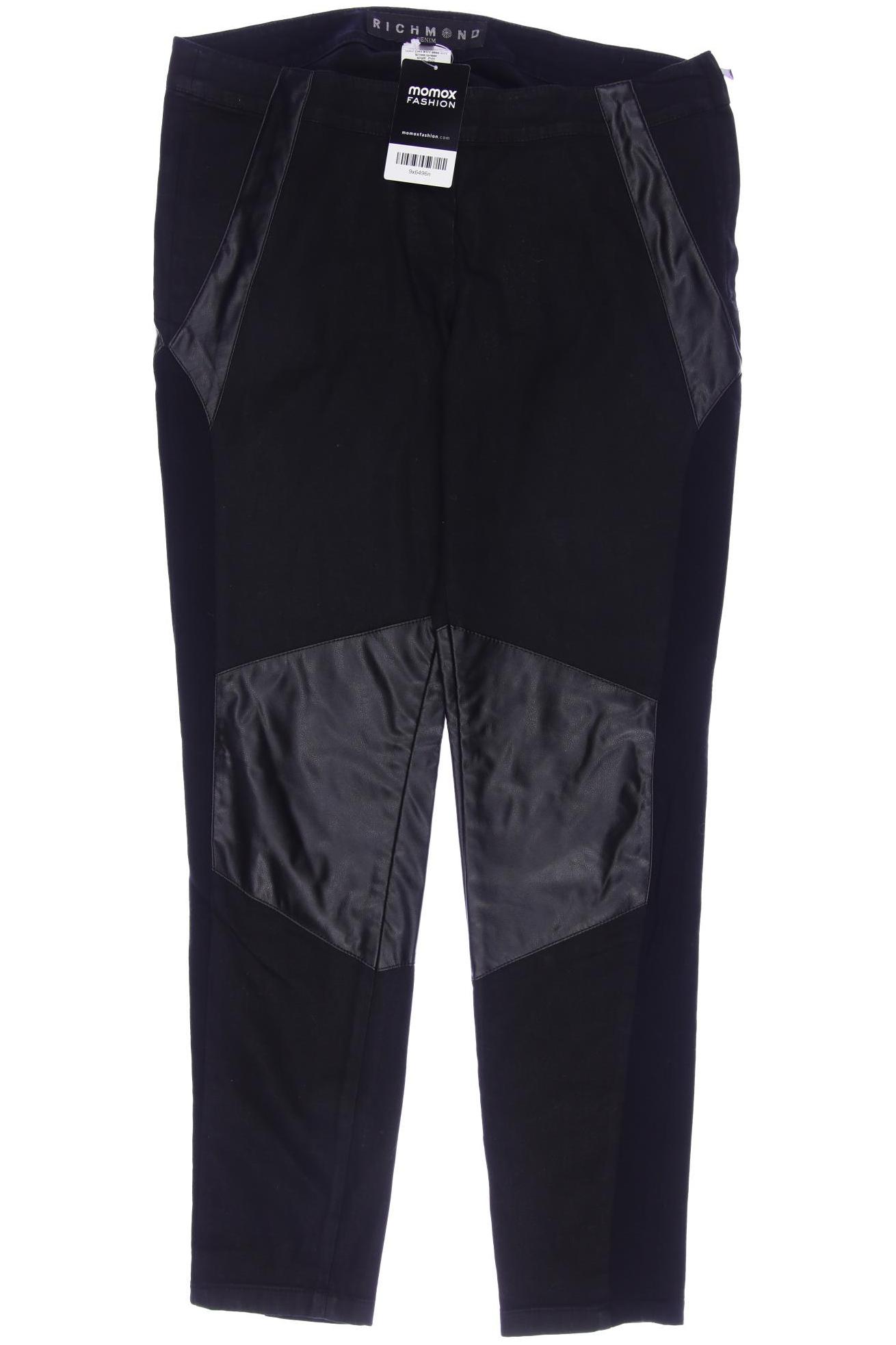 

John Richmond Damen Stoffhose, schwarz, Gr. 46